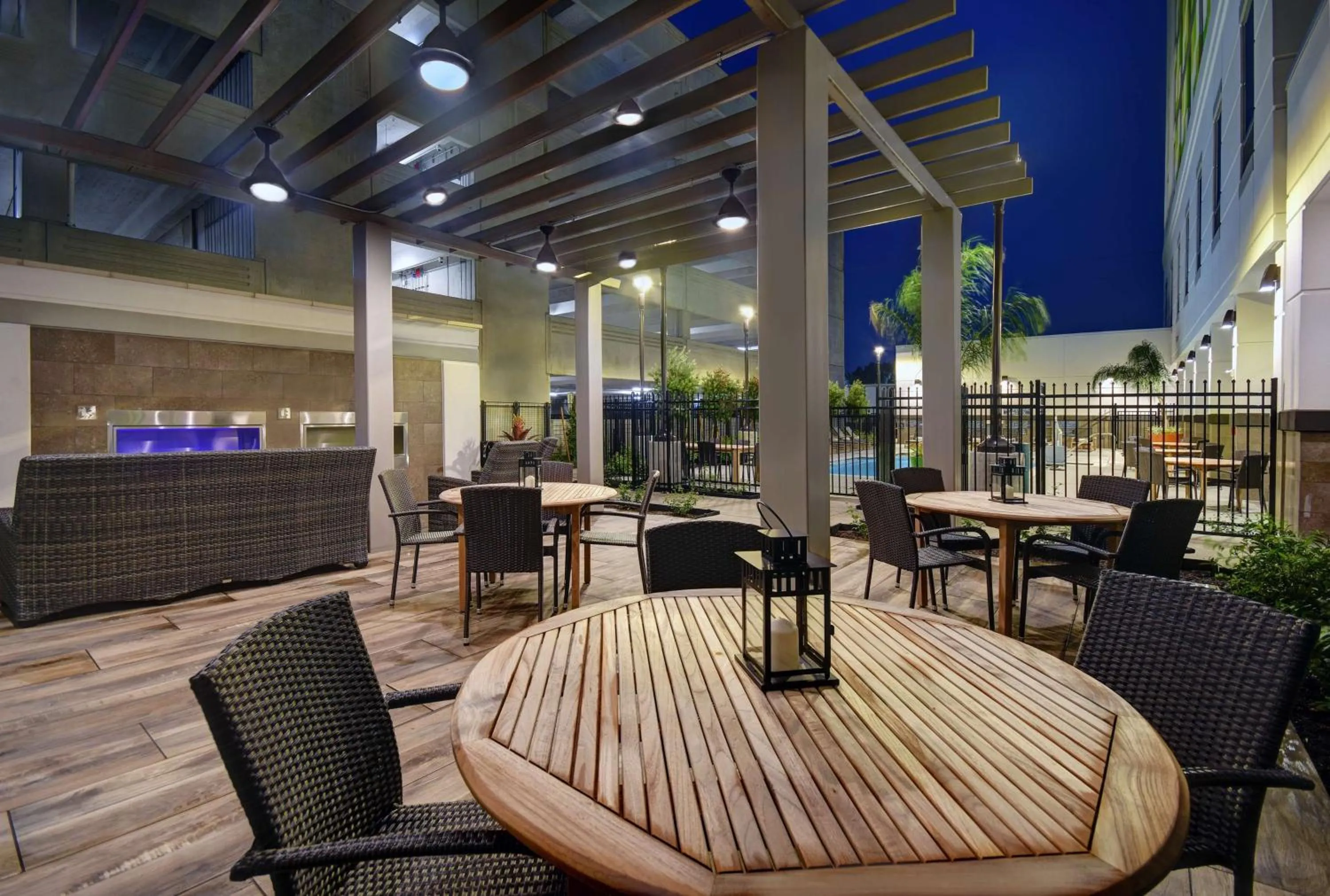 Patio in Hilton Garden Inn Houston Medical Center, TX