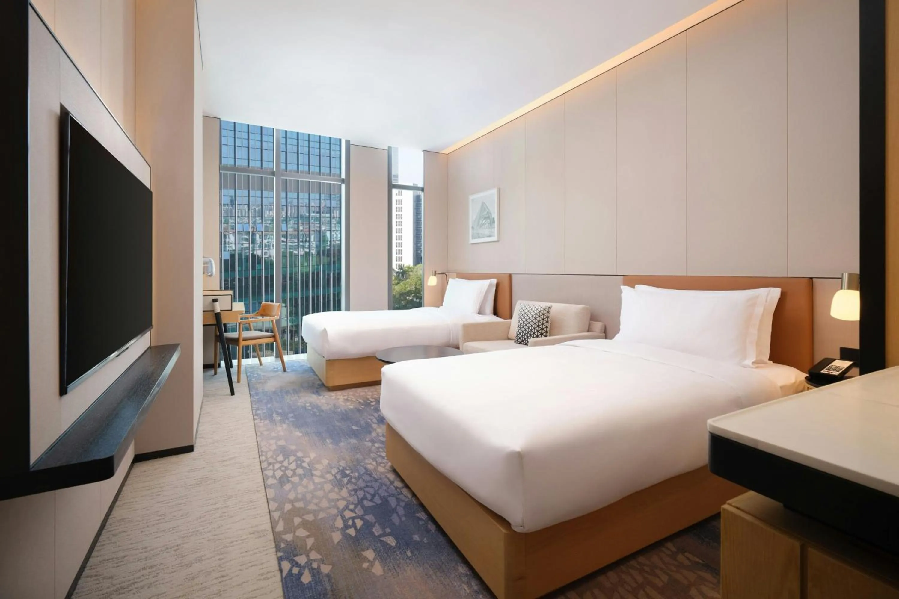 Photo of the whole room, Bed in The Mercury Garden Shenzhen Nanshan, A Tribute Portfolio Hotel