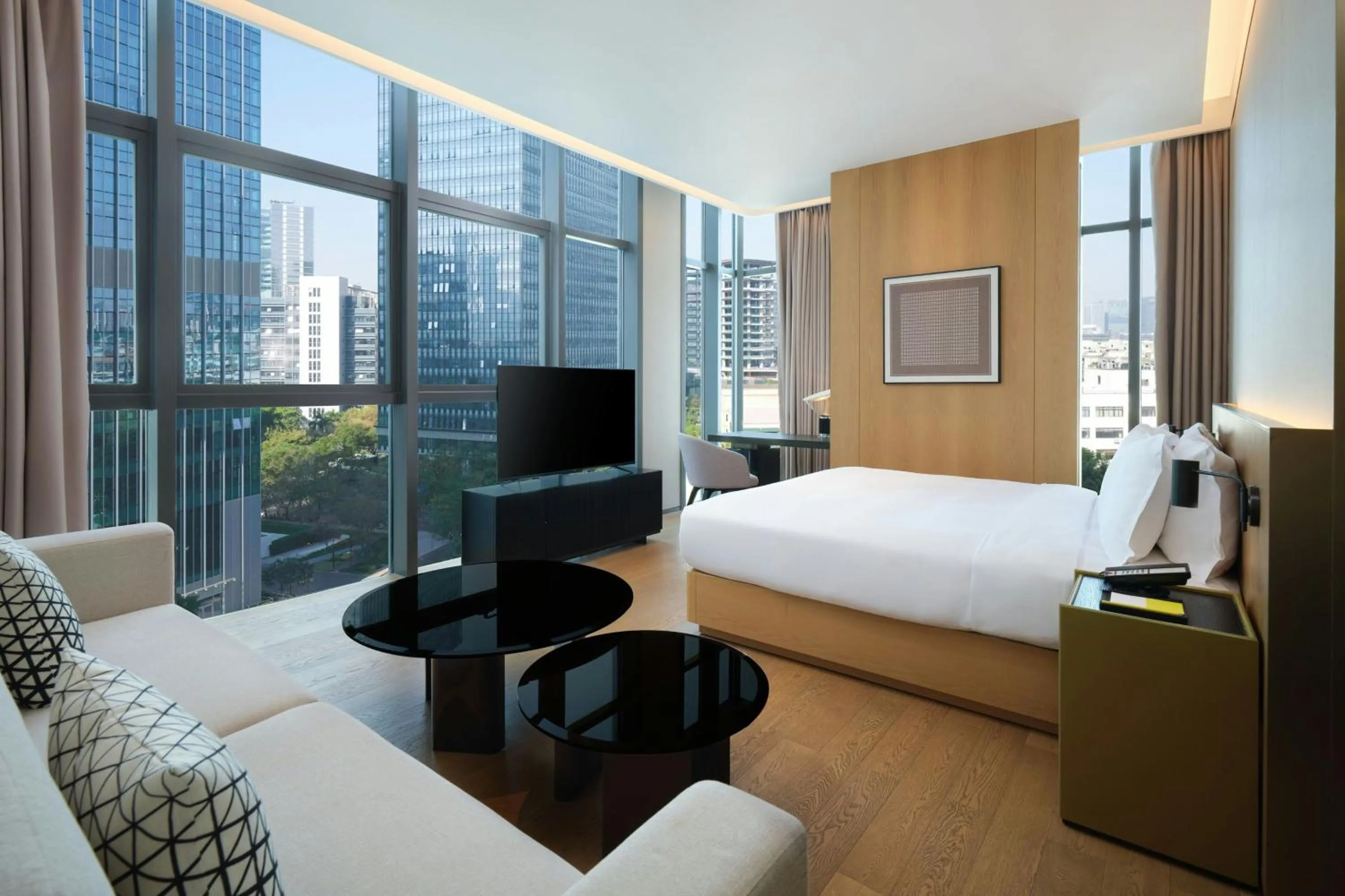 Bedroom, Bed in The Mercury Garden Shenzhen Nanshan, A Tribute Portfolio Hotel