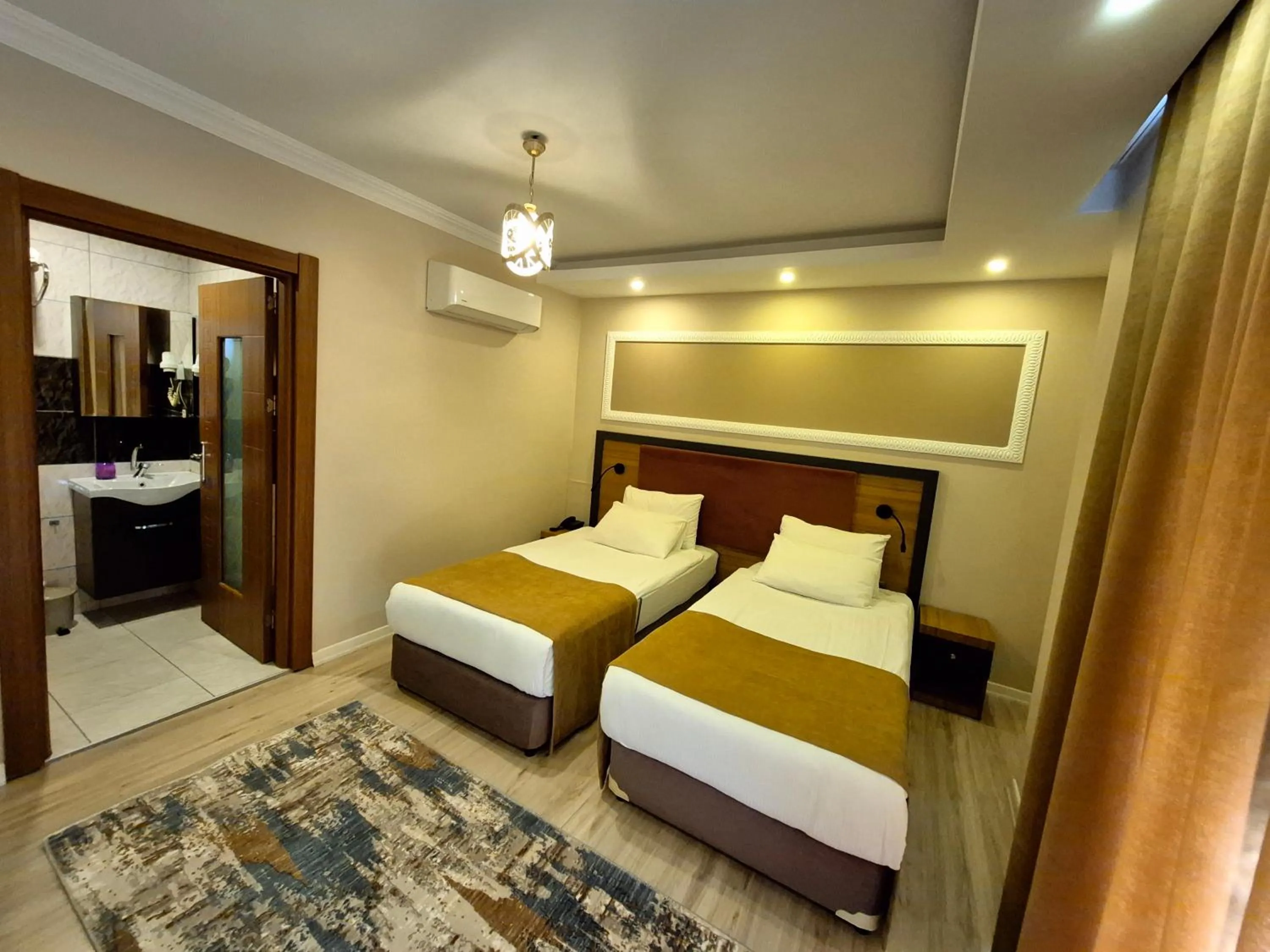 Bed in Toprak Apart Otel