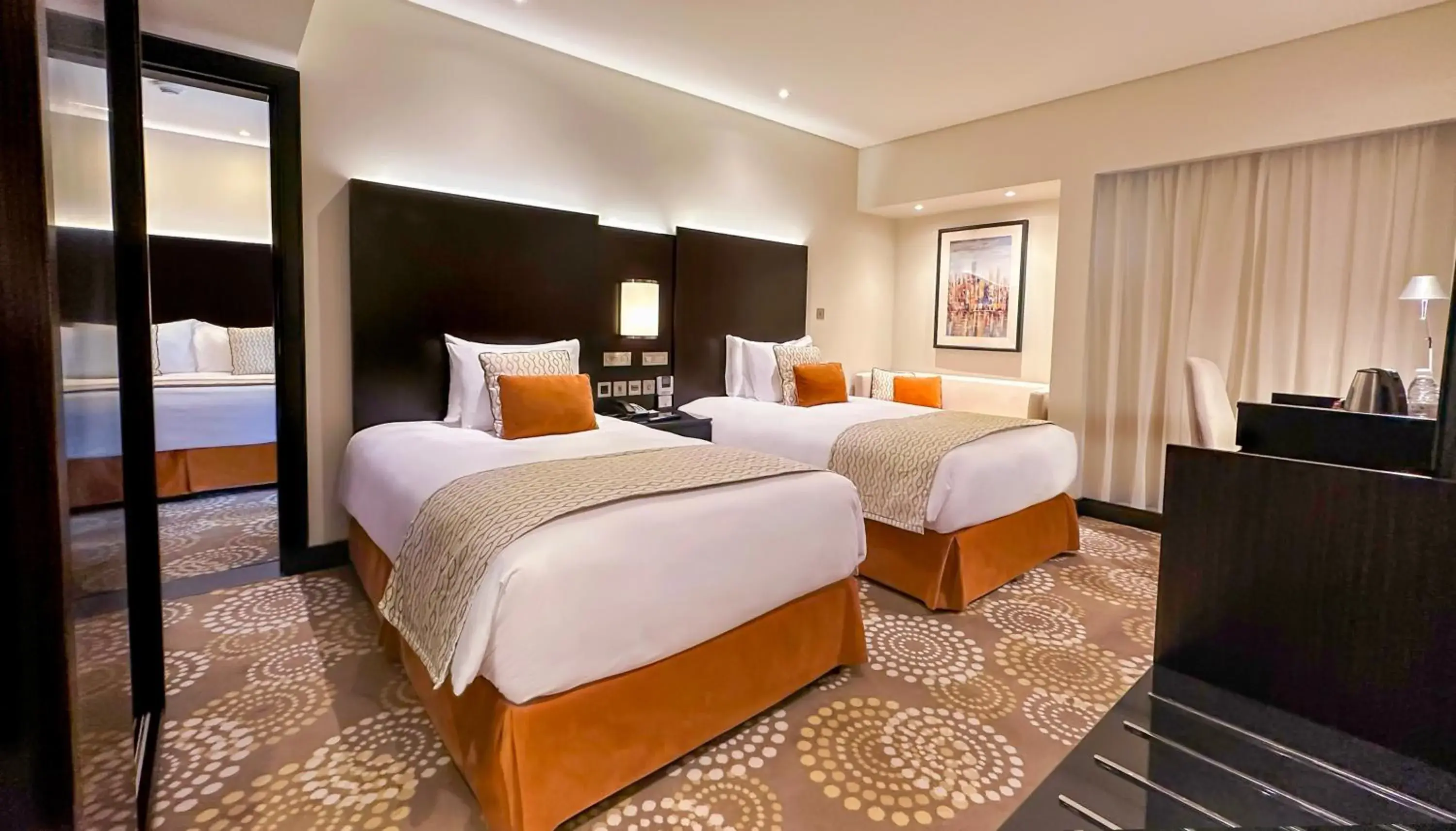 Family Room with One King and One Twin Bed in Crowne Plaza Bahrain by IHG Family Room with One King and One Twin Bed in Crowne Plaza Bahrain by IHG