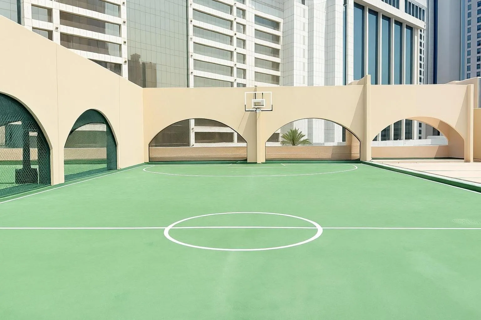 Tennis court in Crowne Plaza Bahrain by IHG
