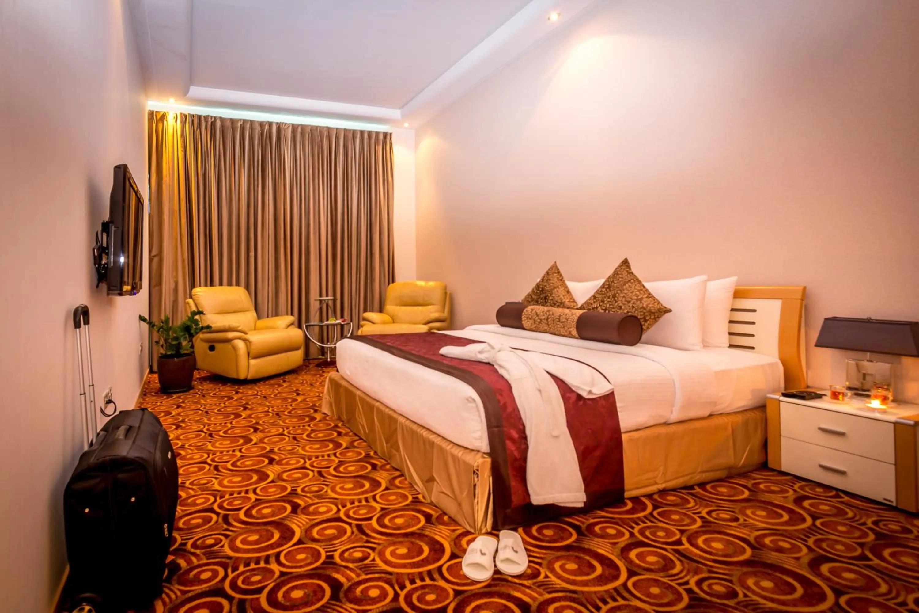 Bedroom, Bed in Elite Seef Residence And Hotel