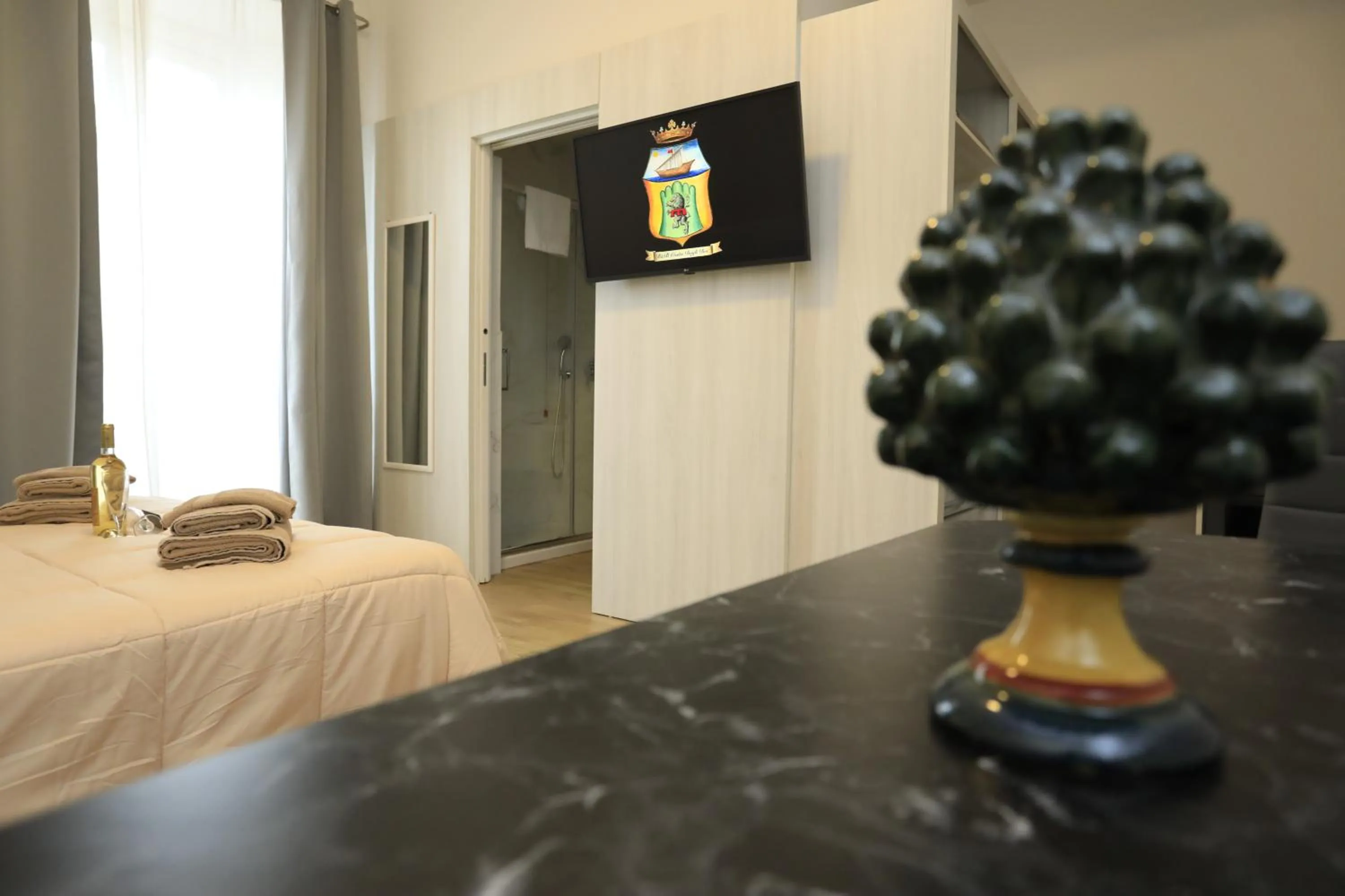 Decorative detail, Bed in B&B Costa degli Dei