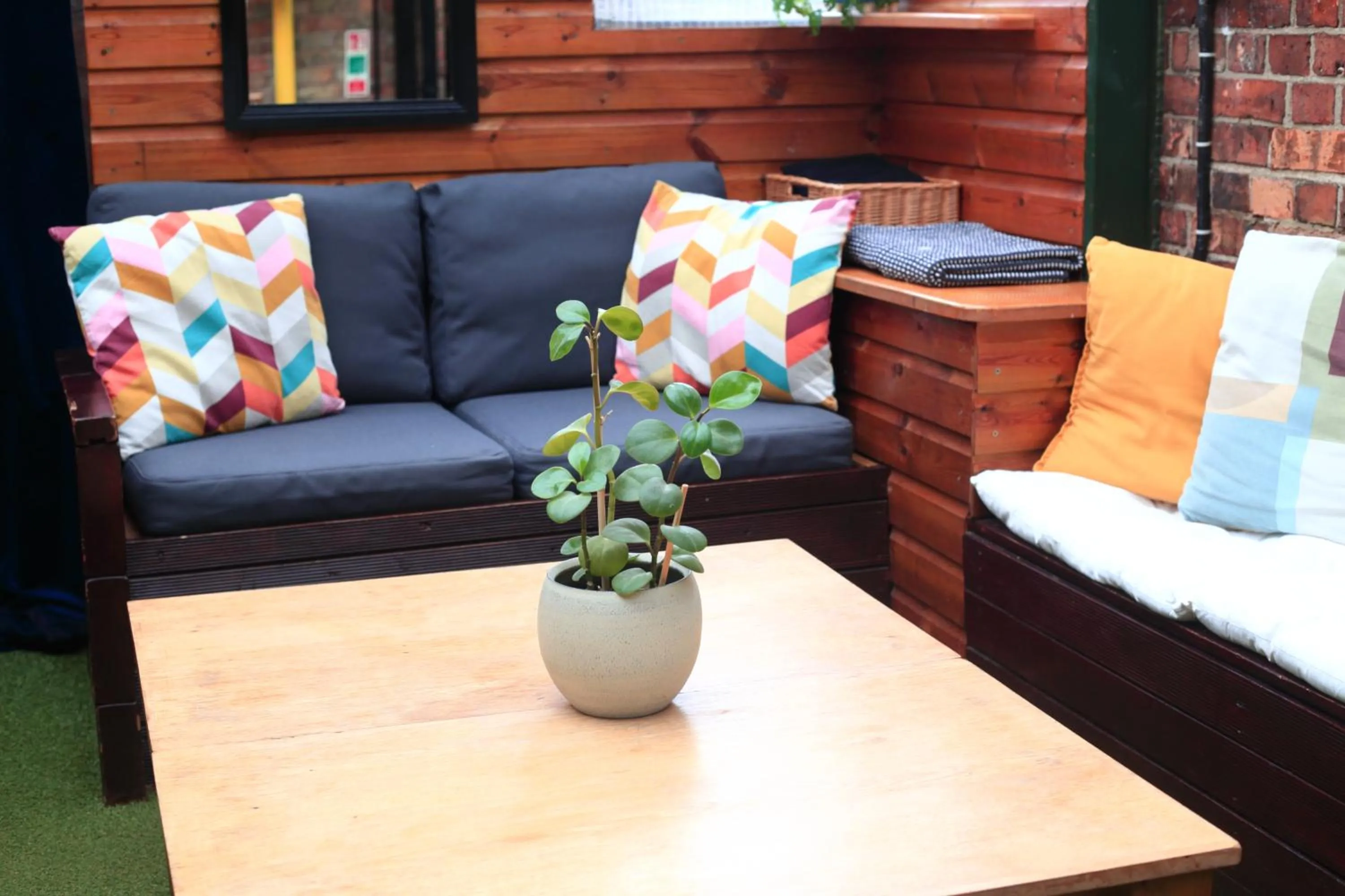 Balcony/Terrace in Central Backpackers