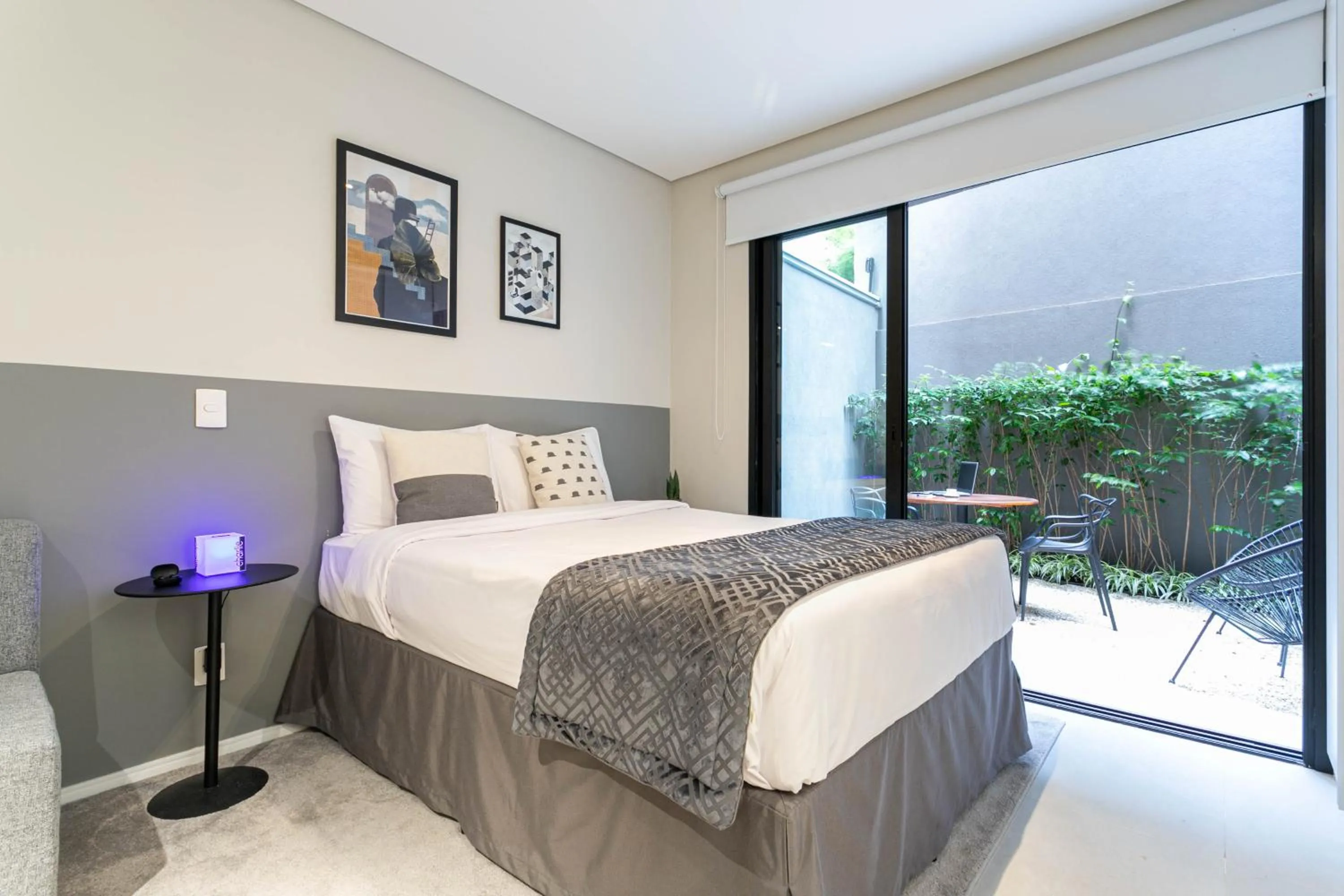 Bed in Charlie Itaim Bueno Brandão