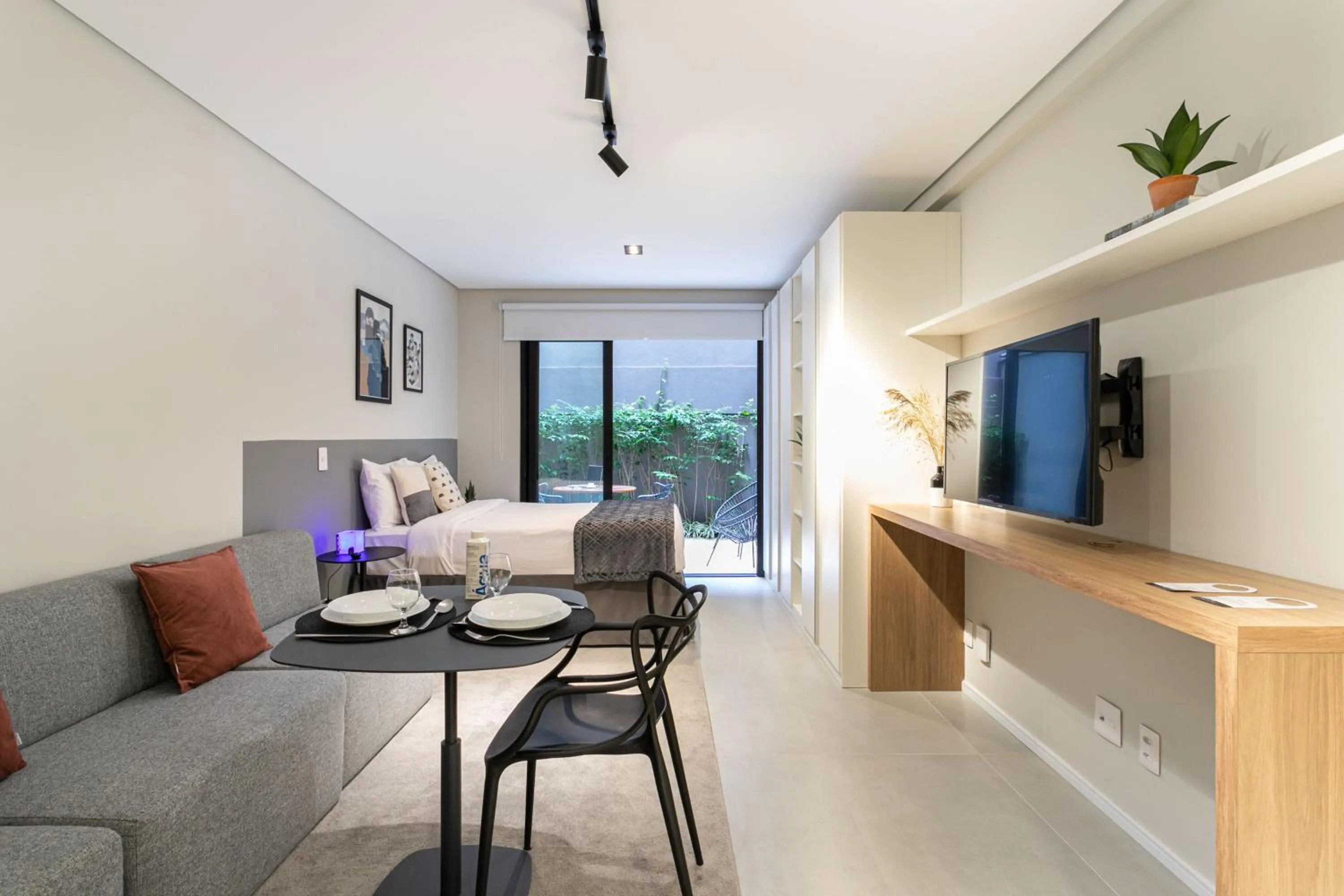 Bed in Charlie Itaim Bueno Brandão