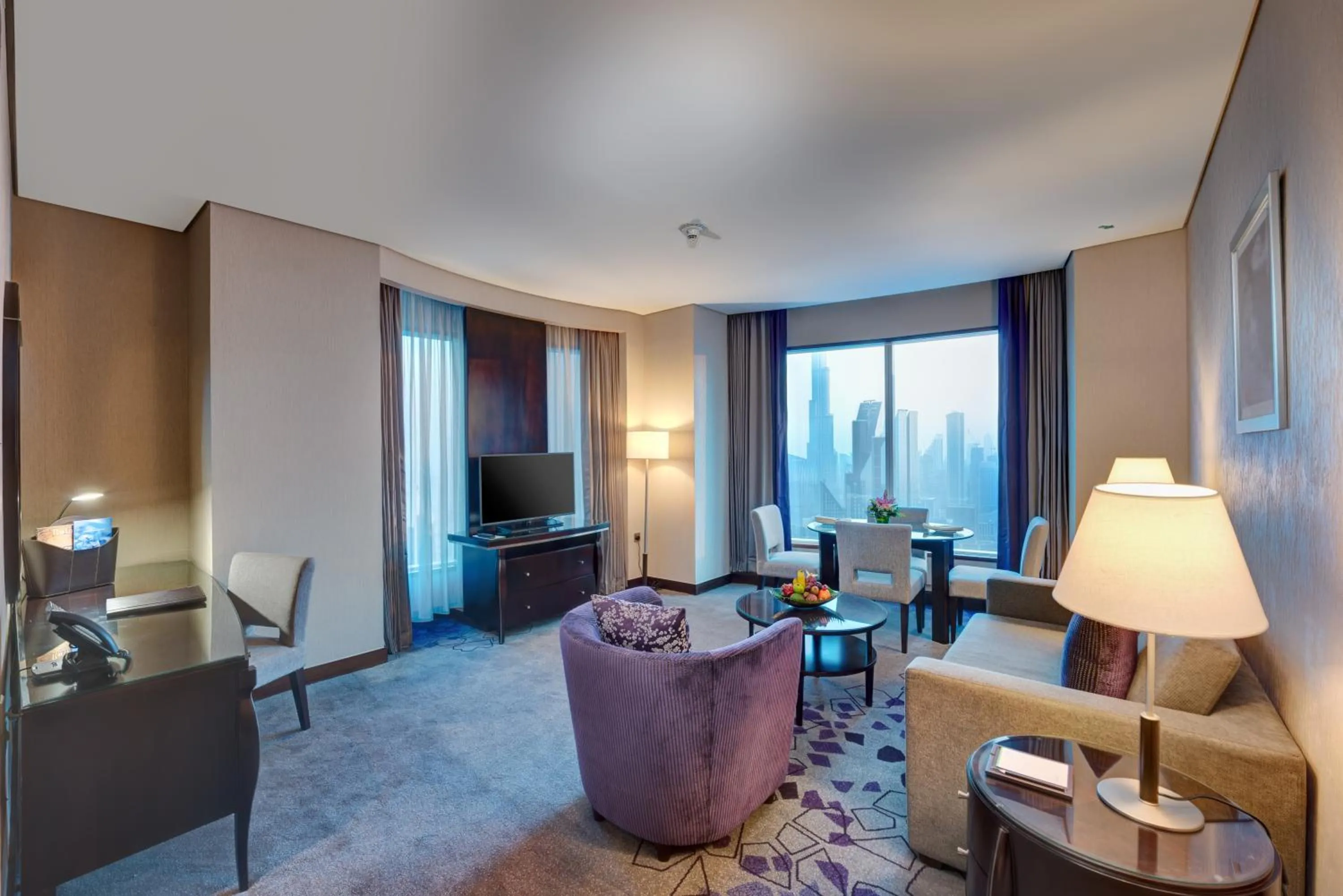 Living room in Rose Rayhaan by Rotana - Dubai