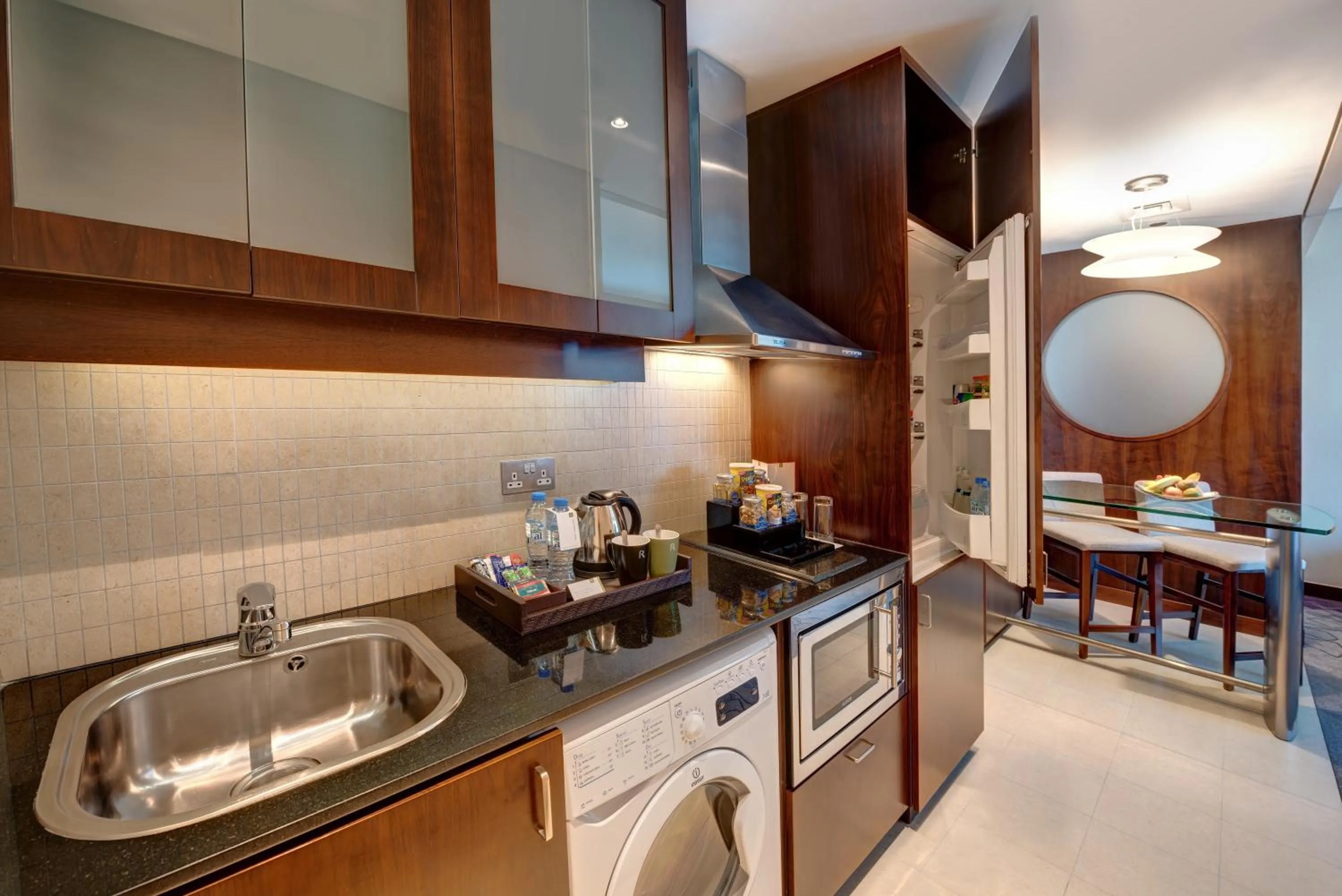 Kitchen or kitchenette in Rose Rayhaan by Rotana - Dubai
