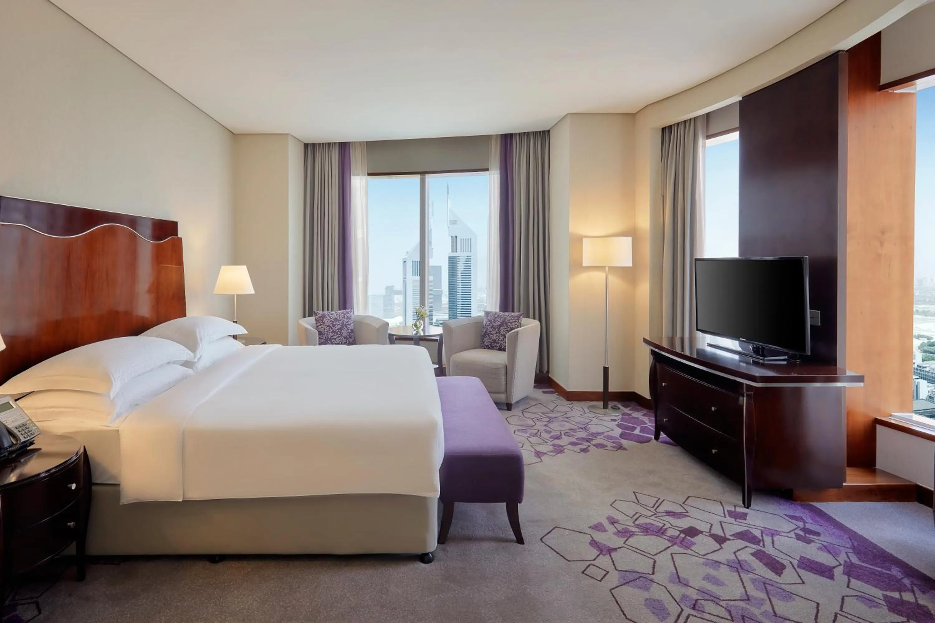 Bedroom, Bed in Rose Rayhaan by Rotana - Dubai