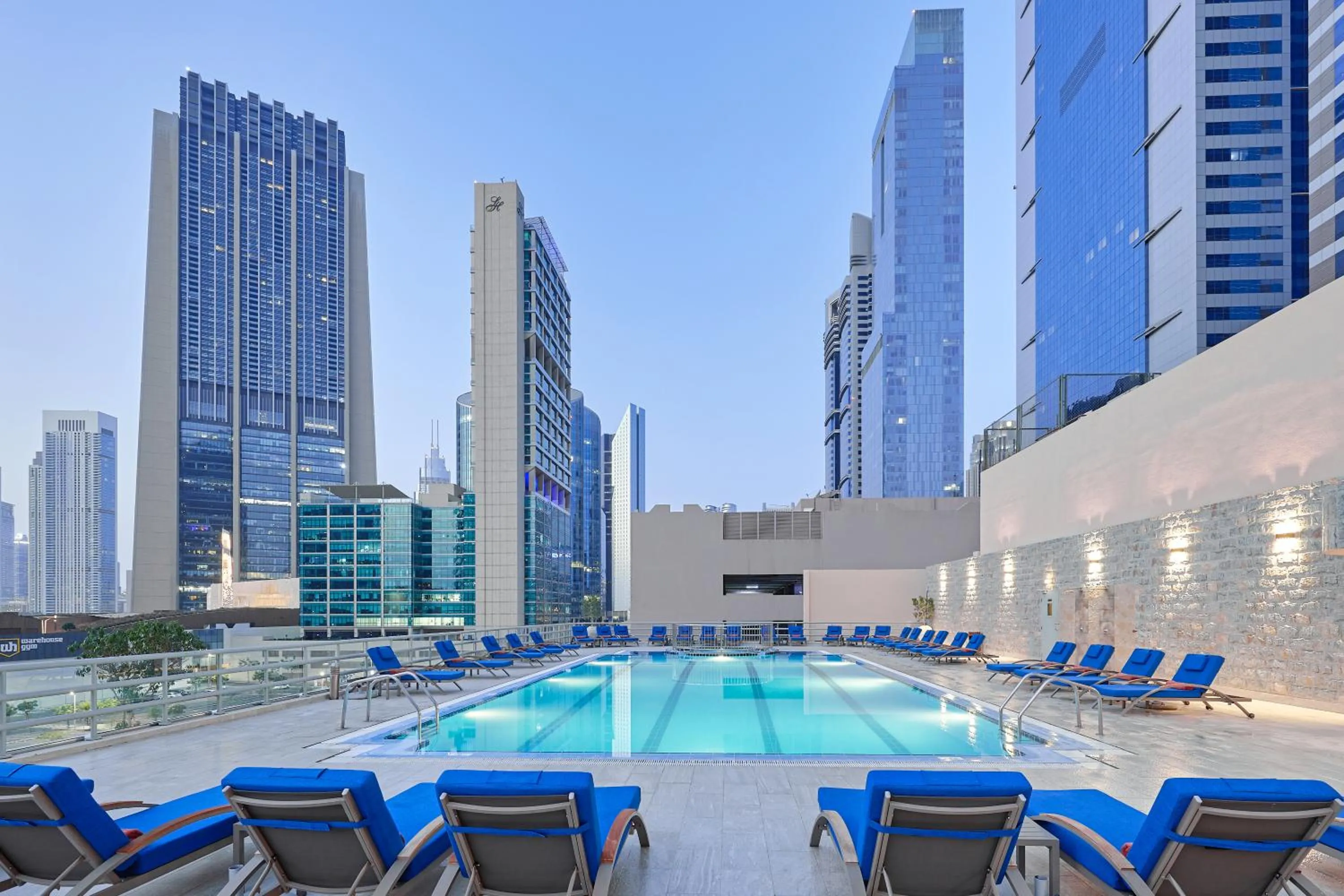 Swimming pool in Rose Rayhaan by Rotana - Dubai