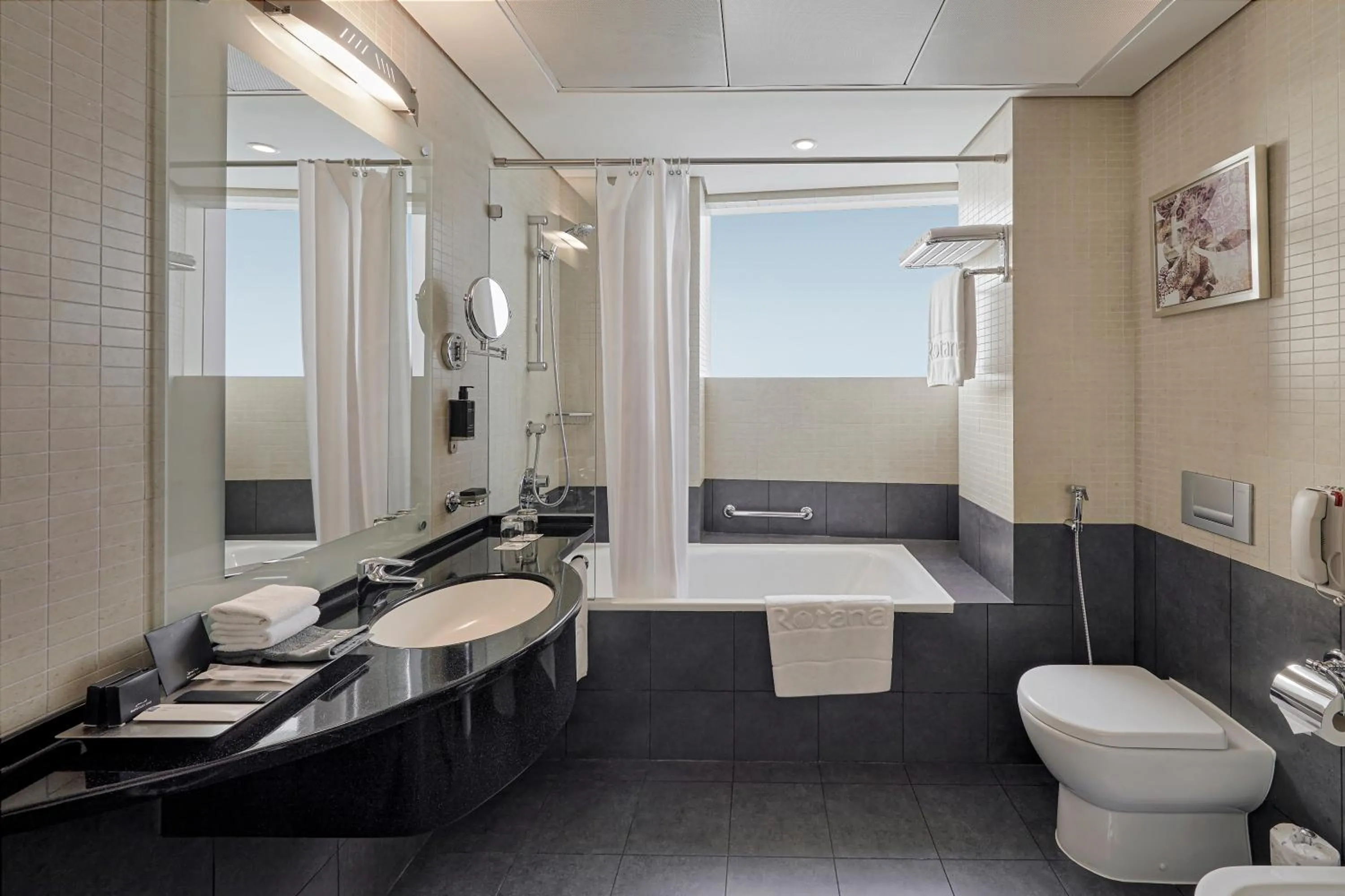Toilet in Rose Rayhaan by Rotana - Dubai