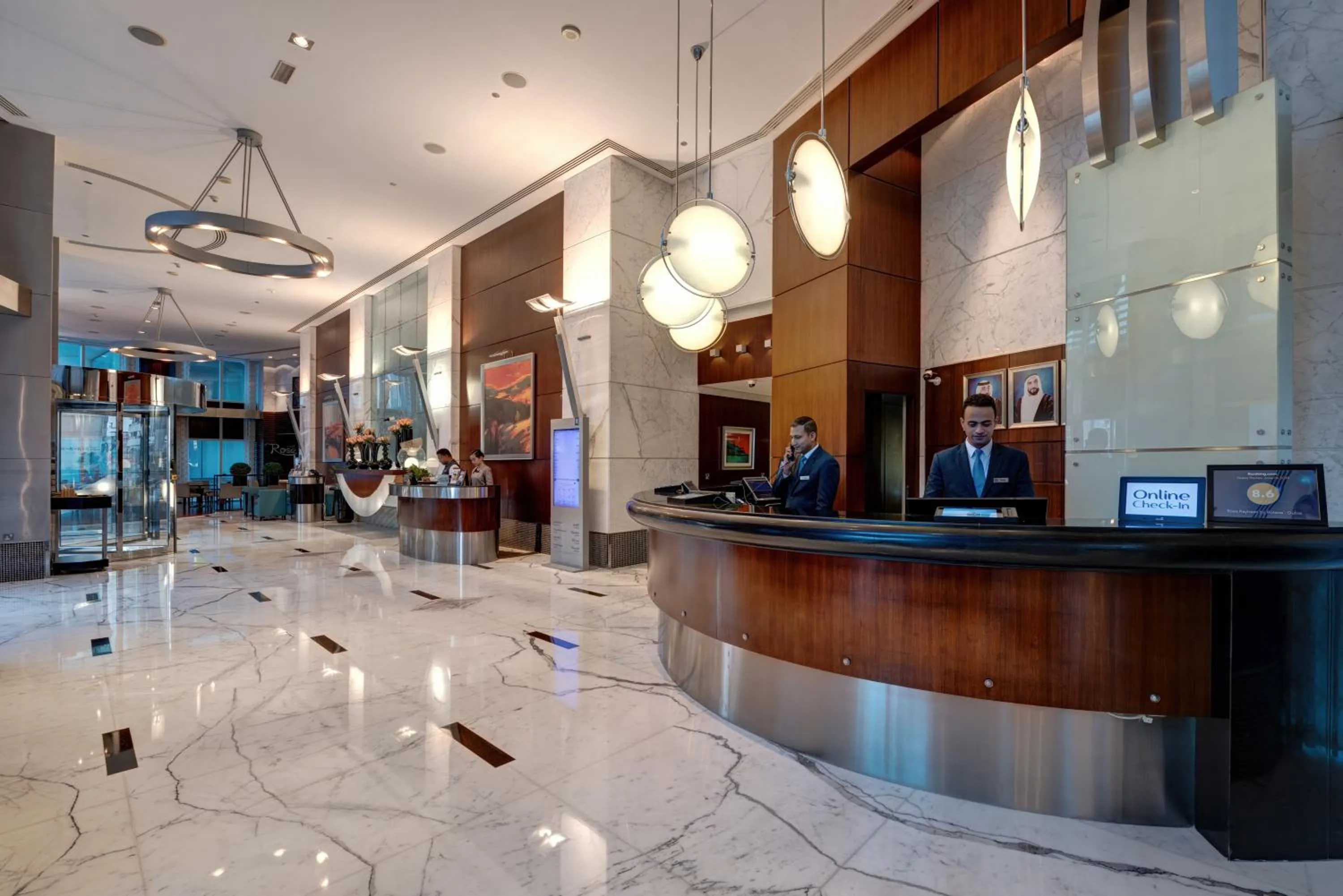 Lobby or reception in Rose Rayhaan by Rotana - Dubai