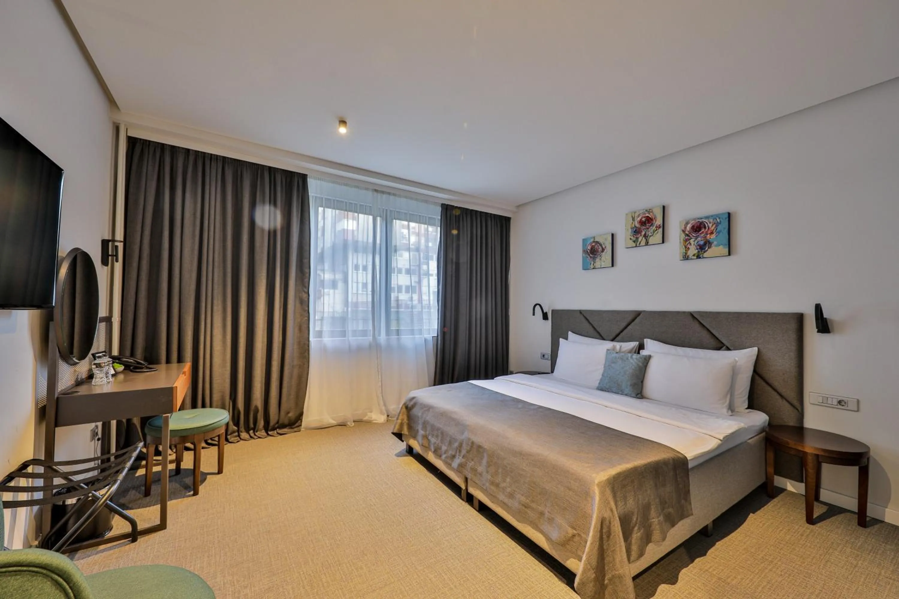 Living room, Bed in Hotel Botanica