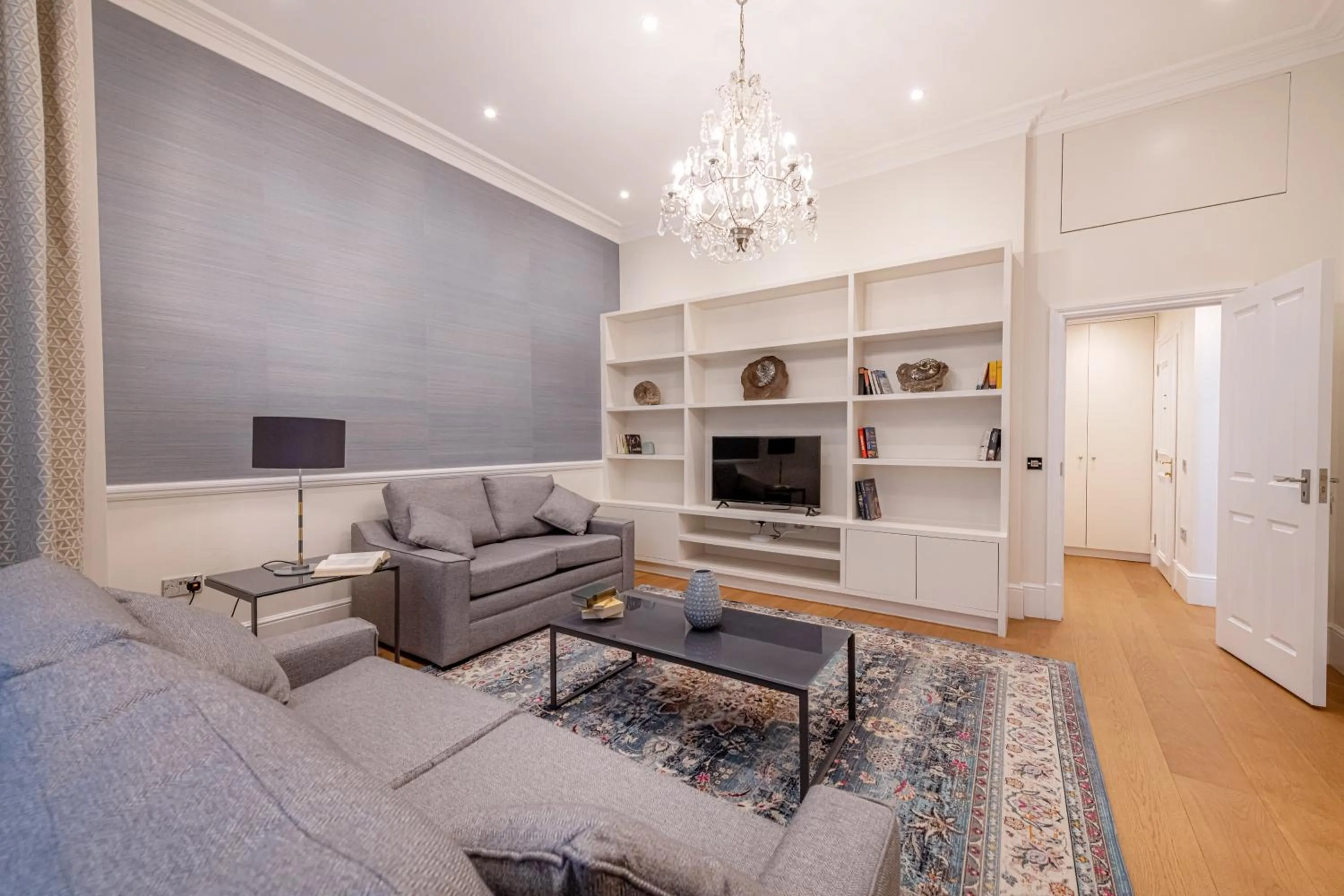Living room in Chesham Court Knightsbridge