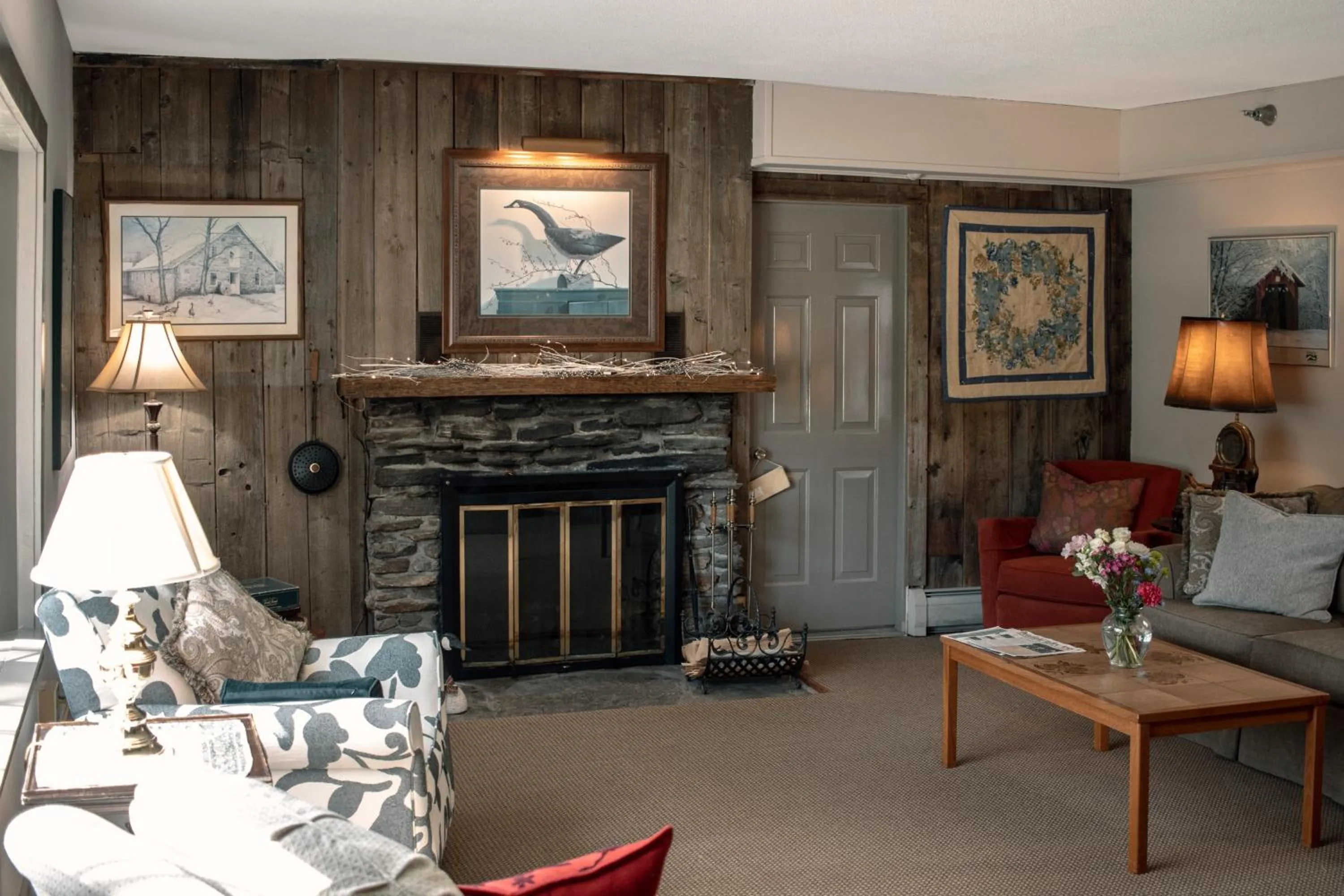 Living room in Deerfield Valley Inn - Mt Snow
