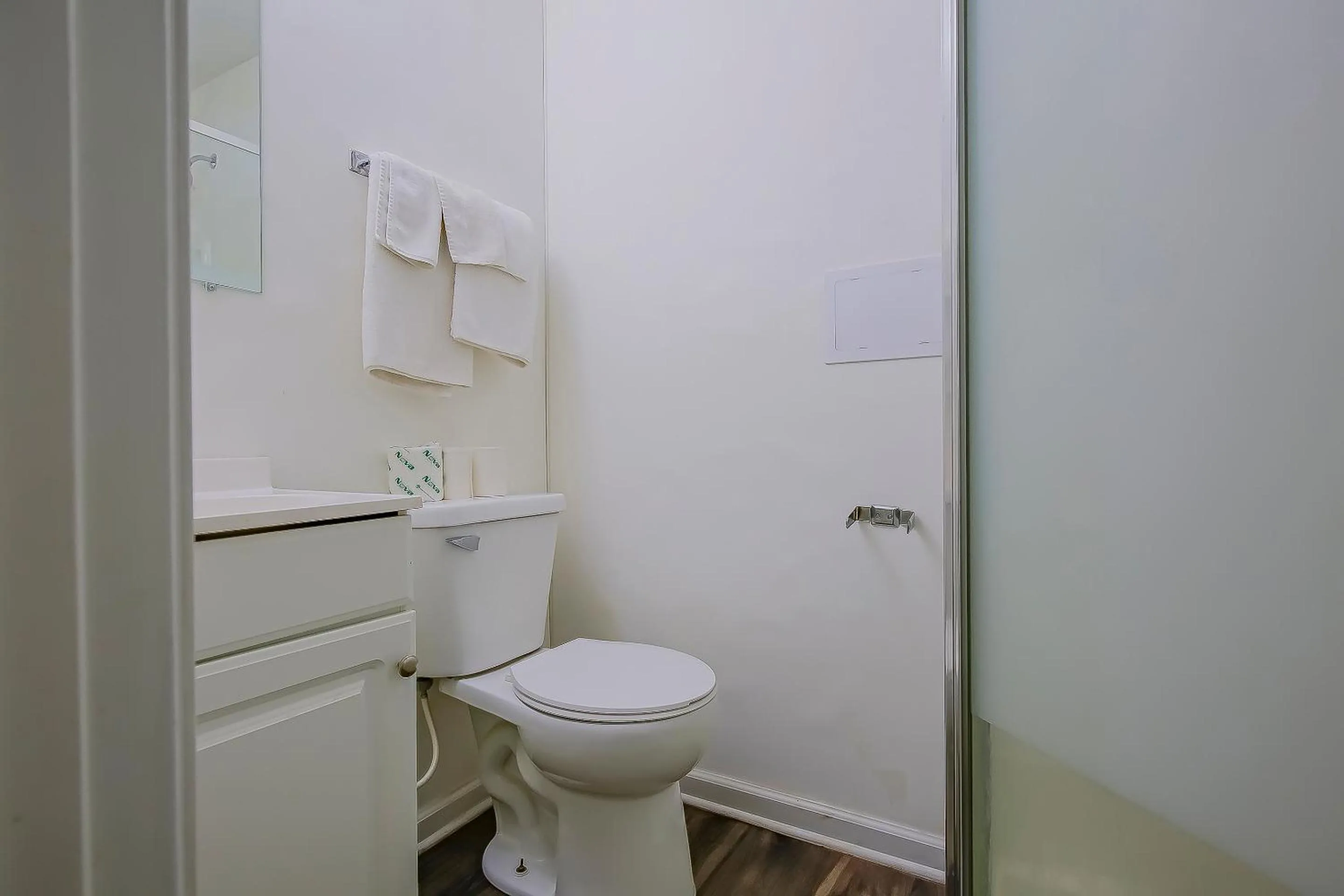 Bathroom in Hotel O Markham IL near Harvey/Tinley Park