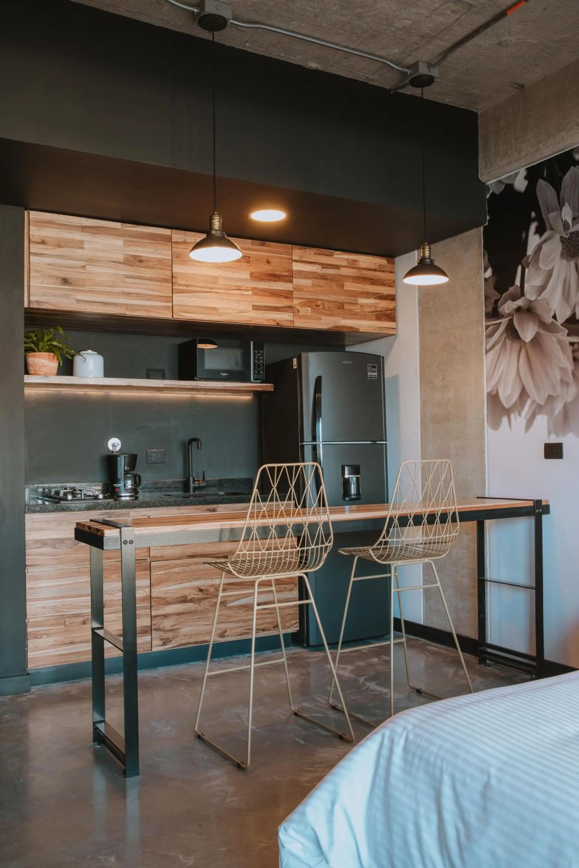 Kitchen or kitchenette in Hotel 3450 Living Lofts