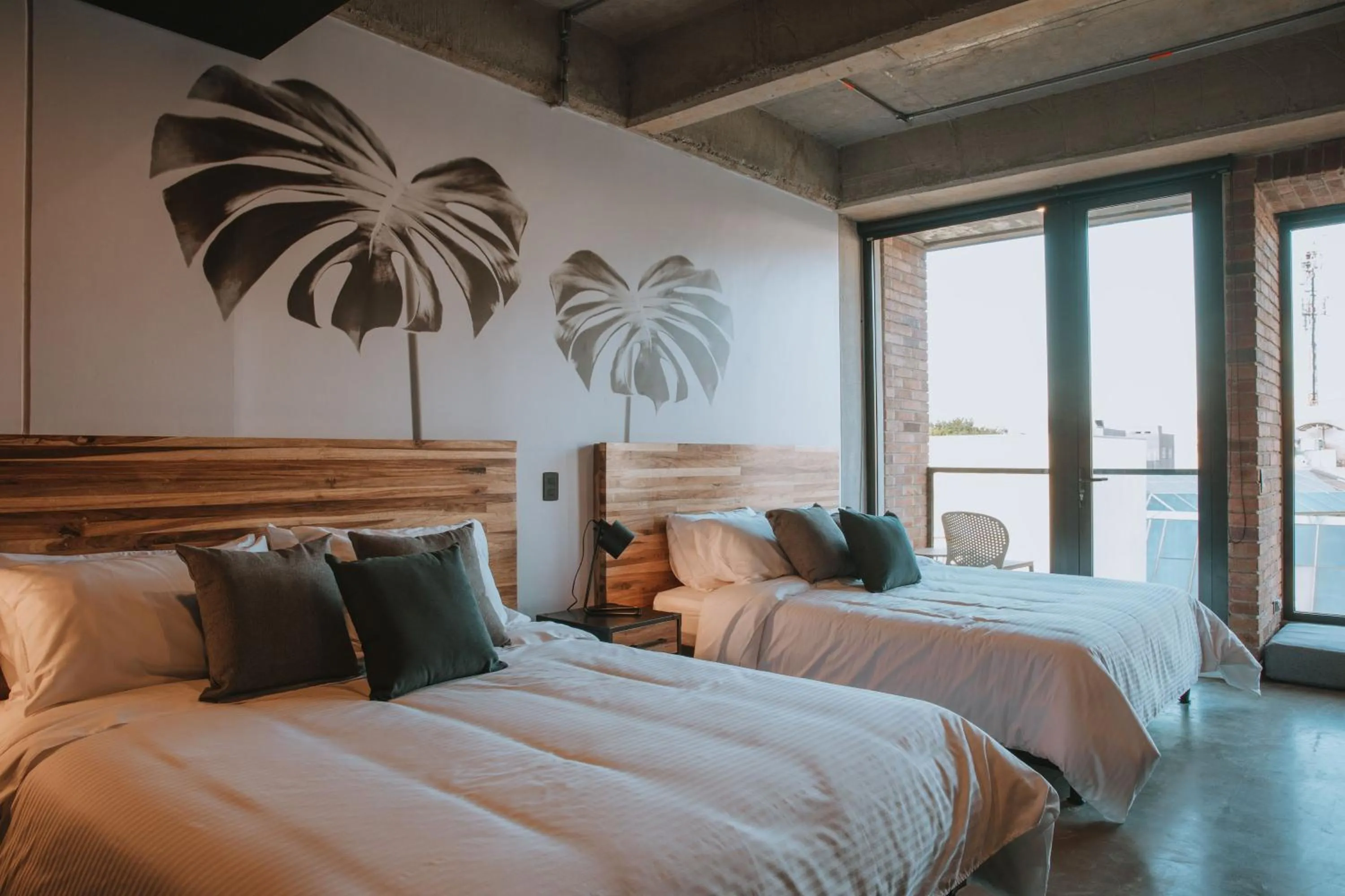 Bed in Hotel 3450 Living Lofts