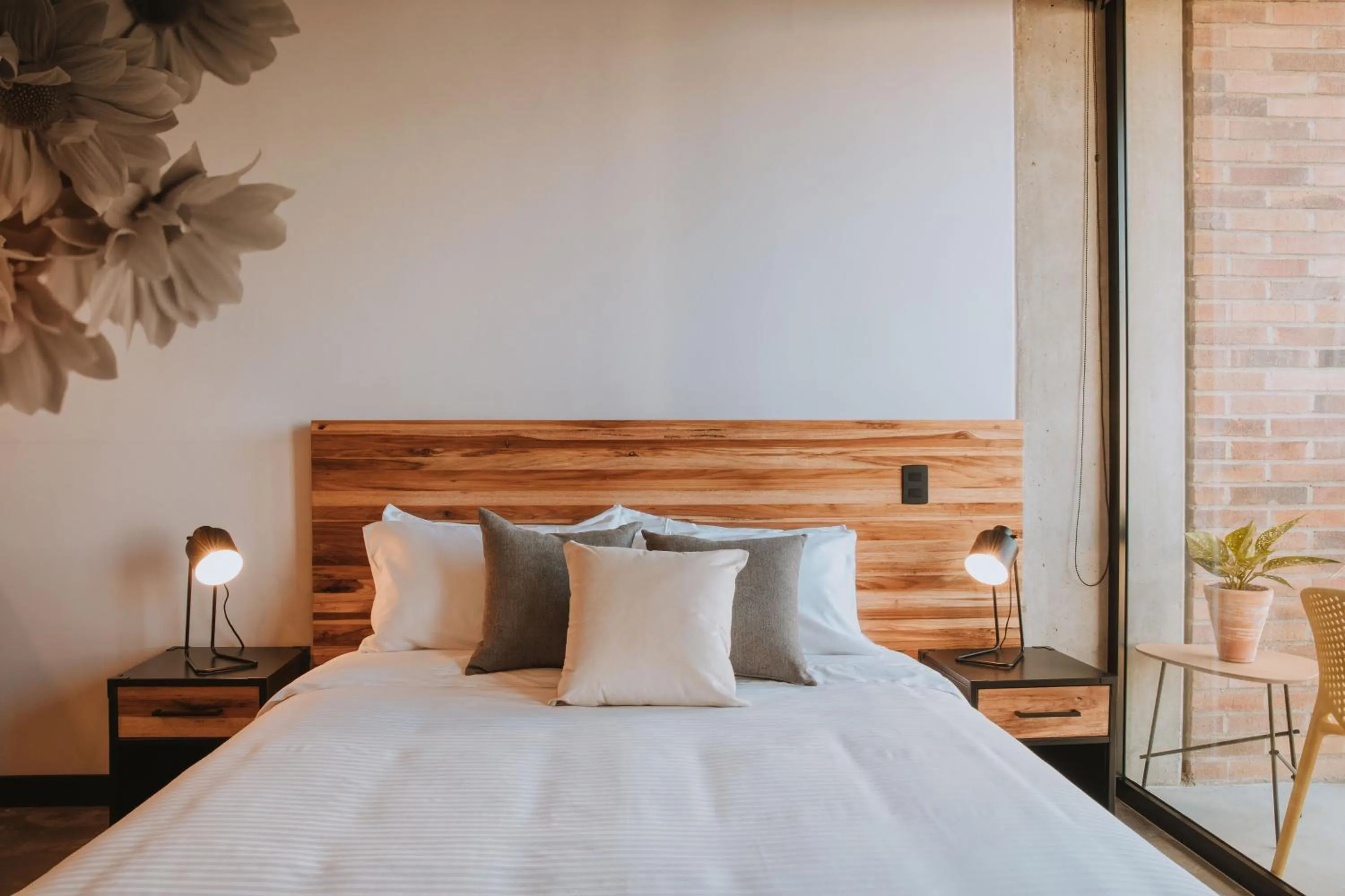 Bed in Hotel 3450 Living Lofts