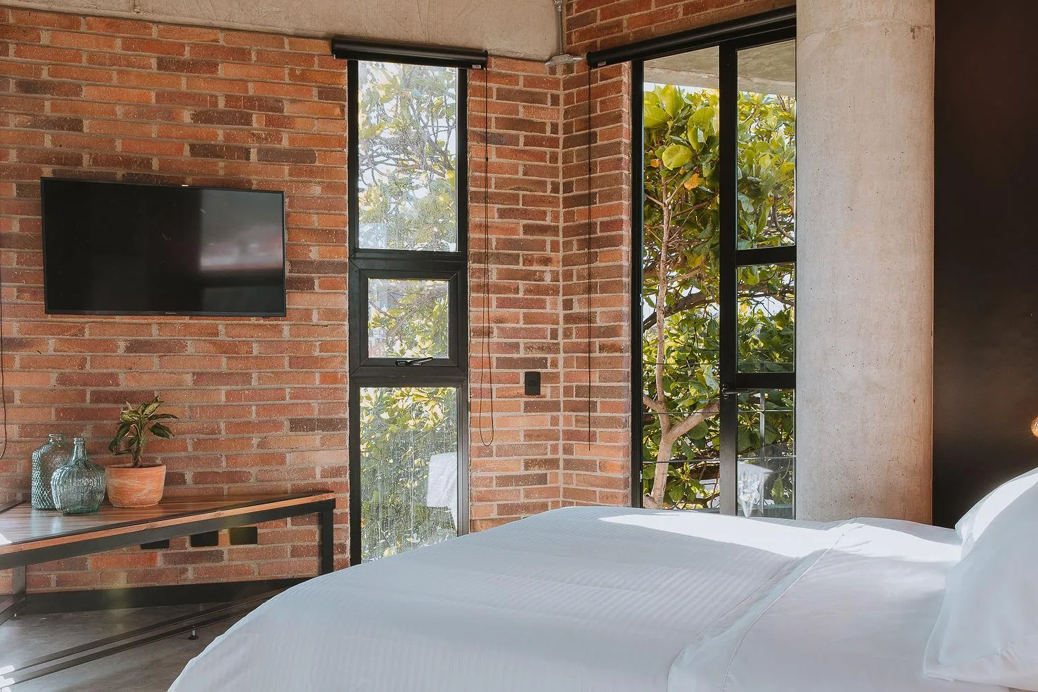 Bed in Hotel 3450 Living Lofts