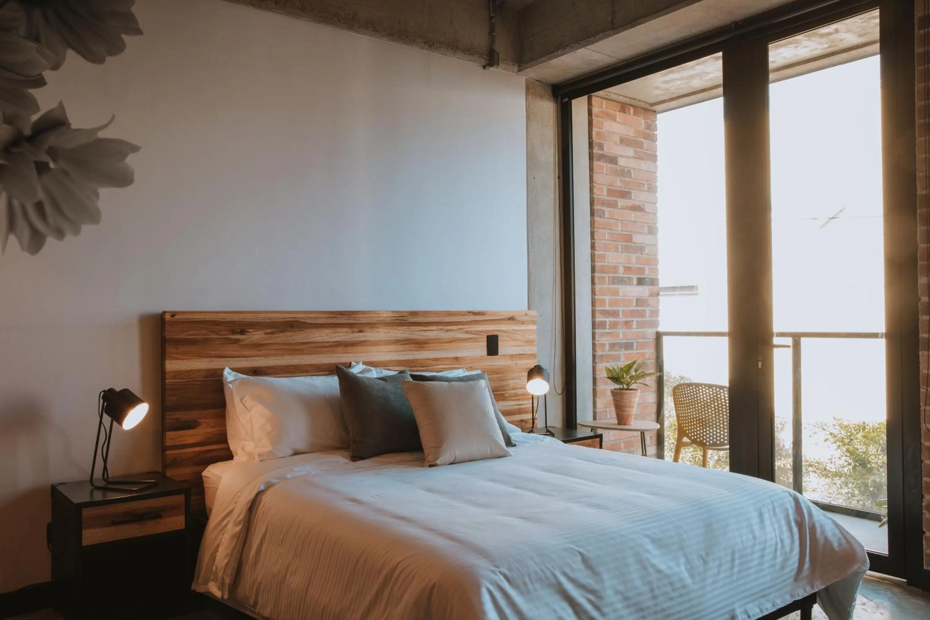 Bed in Hotel 3450 Living Lofts