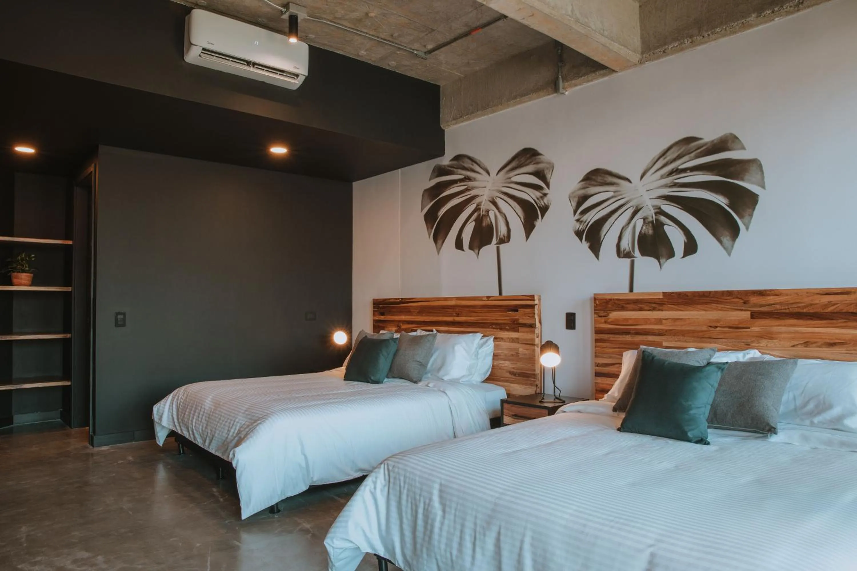 Bed in Hotel 3450 Living Lofts