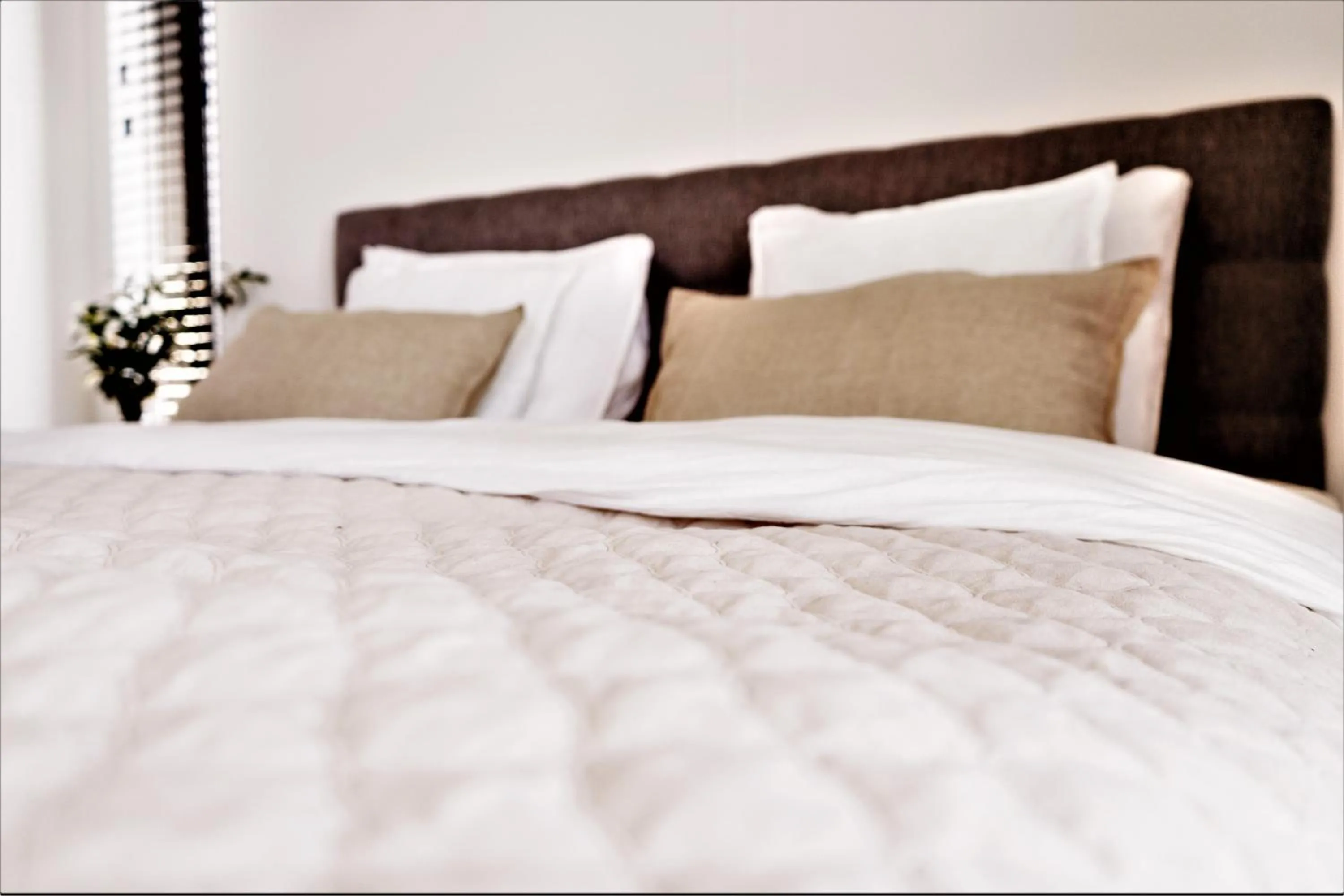 Bed in B&B Ganzendiep aan het water