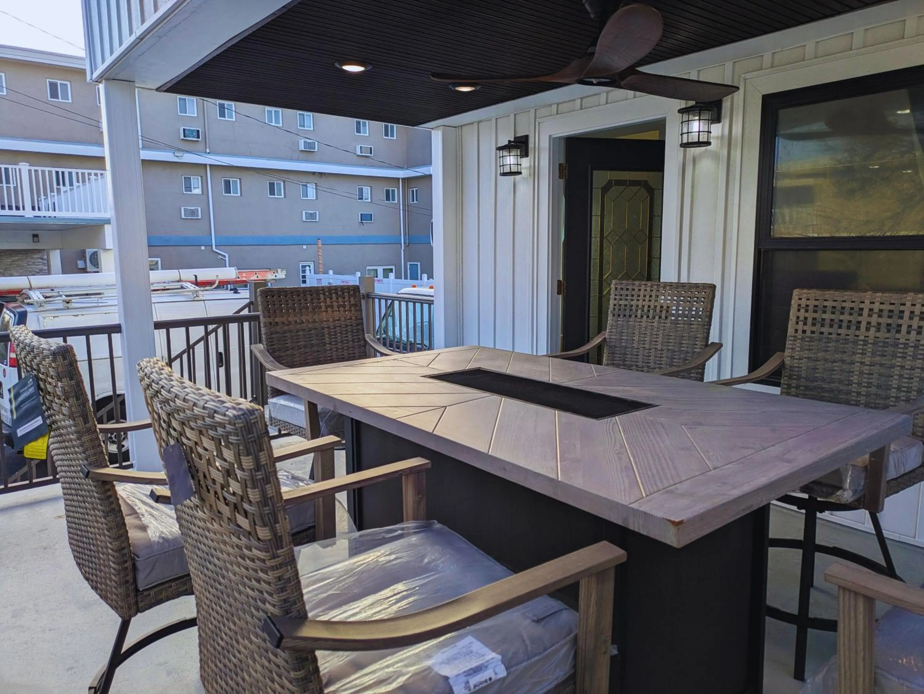 Patio in Coastal Sands Inn