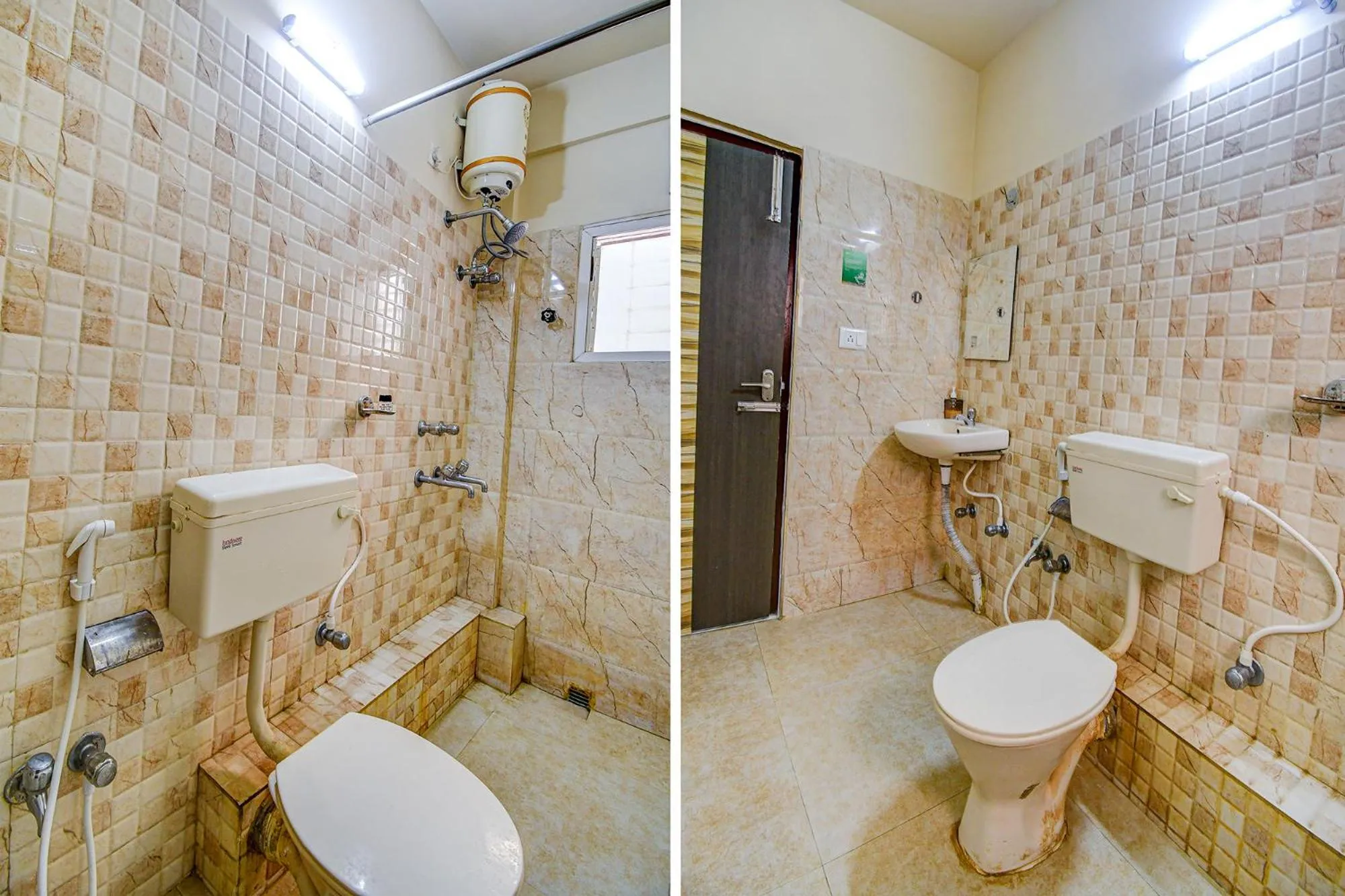 Bathroom in FabHotel New Annapurna Plaza - Nr Axis Mall
