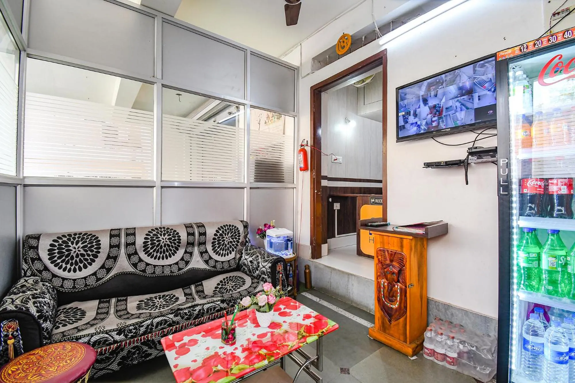 Seating area in FabHotel New Annapurna Plaza - Nr Axis Mall