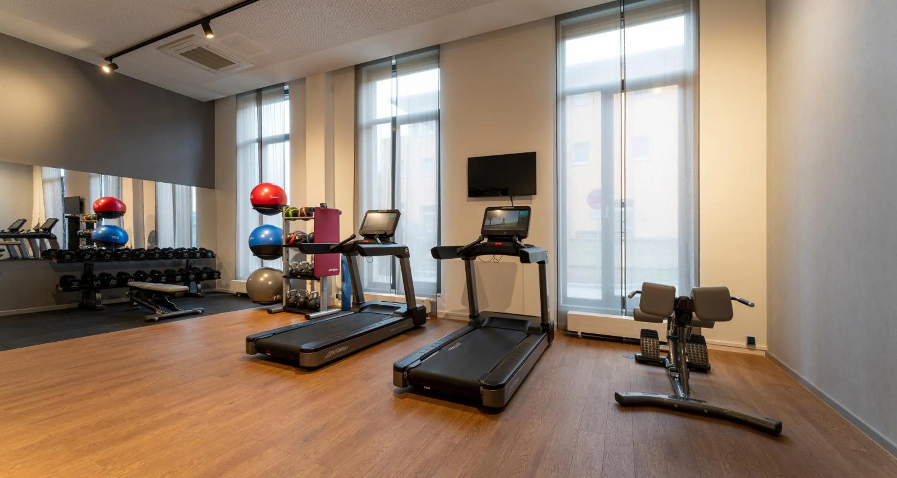 Fitness centre/facilities in PLAZA Premium München