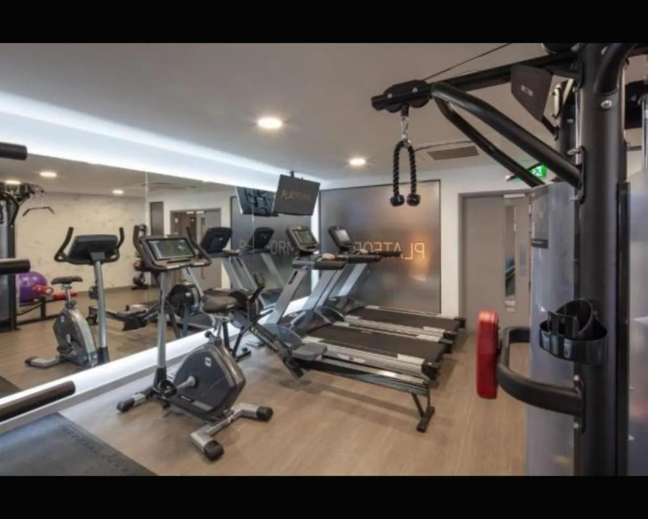 Fitness centre/facilities in Southernhay Court Apartments by Staytor Accommodation