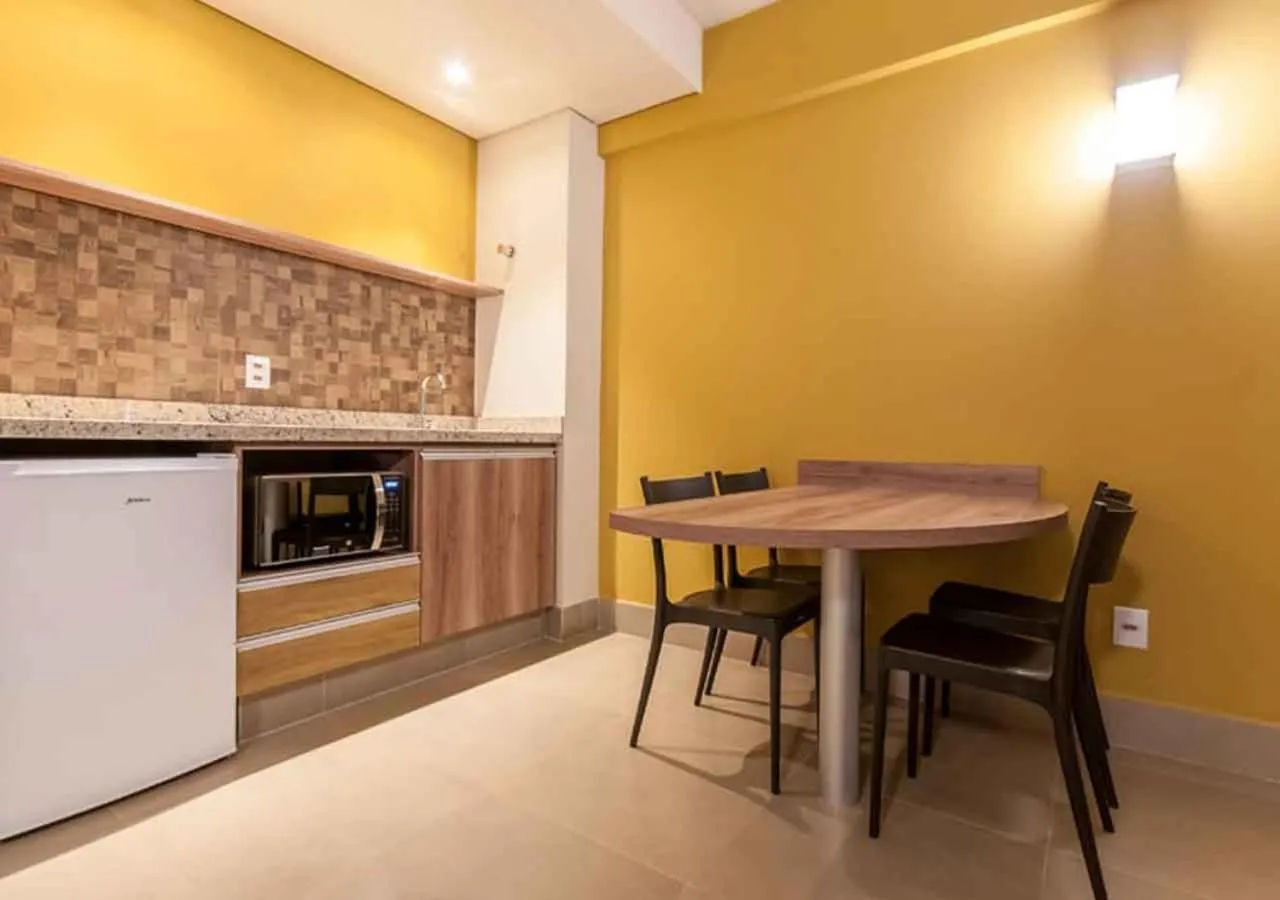 Kitchen or kitchenette in Enjoy Solar das Águas Park Resort