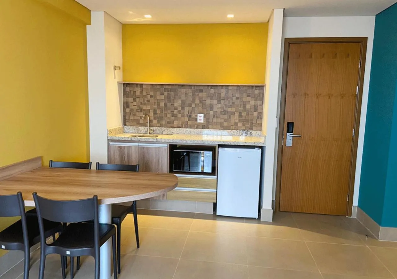 Kitchen or kitchenette in Enjoy Solar das Águas Park Resort