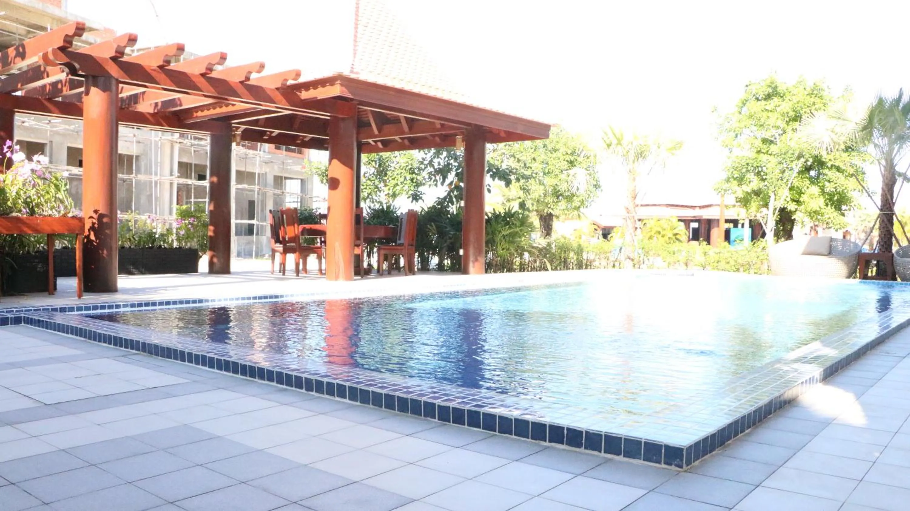 Swimming pool in Try Palace Resort Sihanoukville