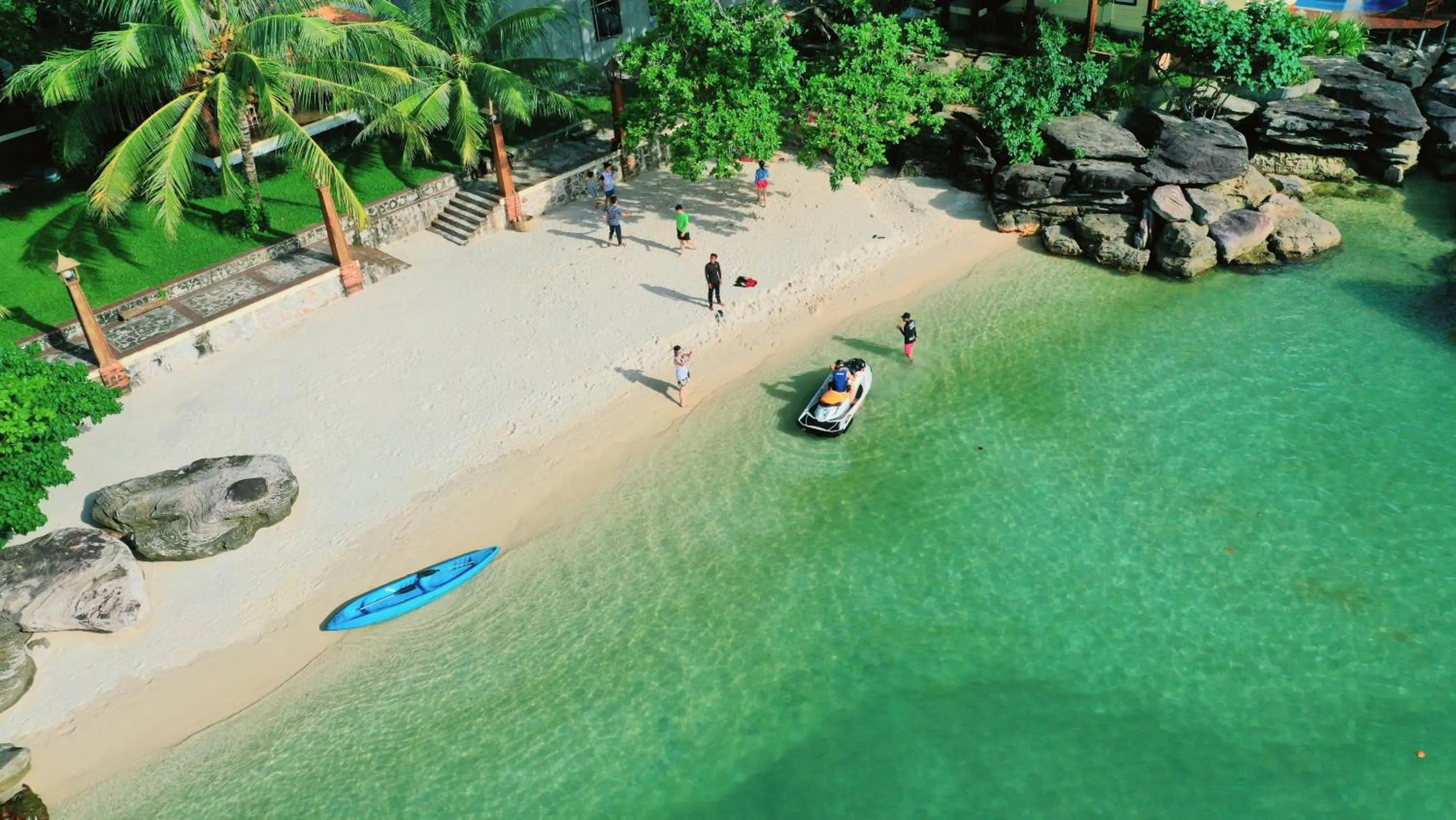 Bird's eye view in Try Palace Resort Sihanoukville