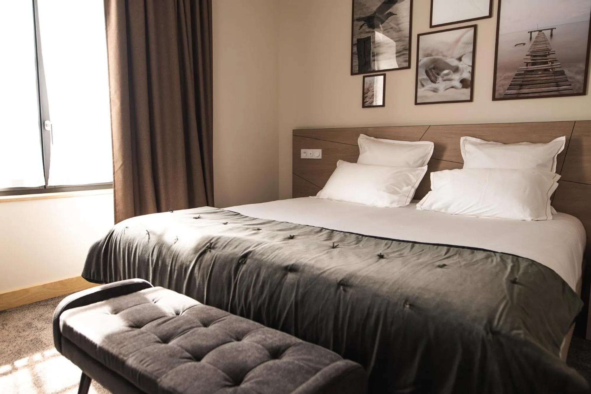 Bed in Hôtel 1770 & Spa