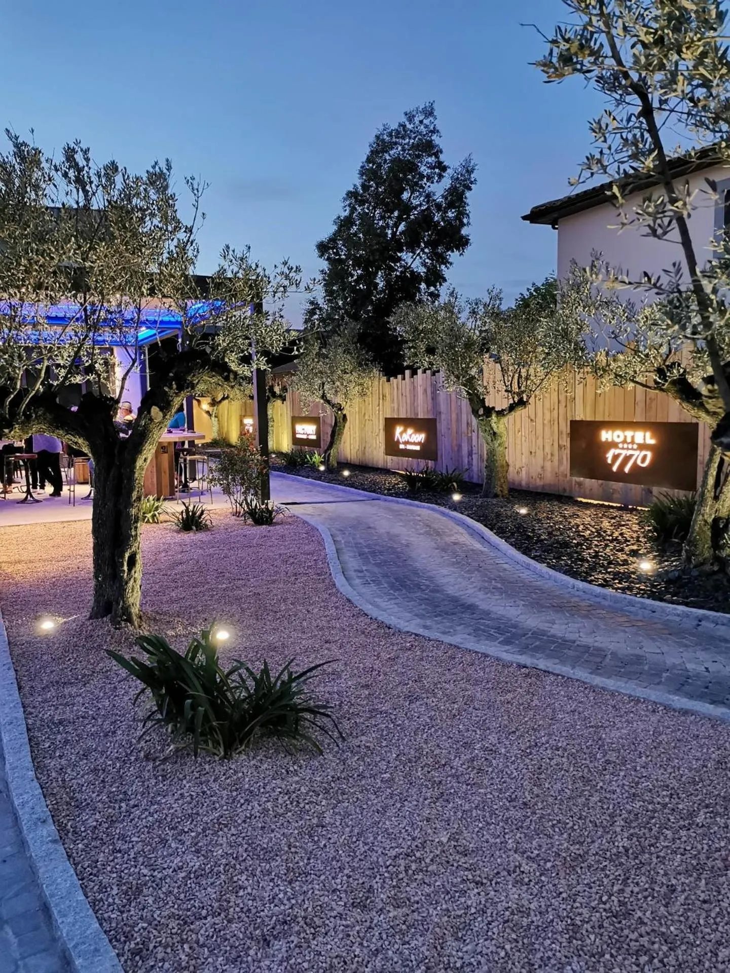 Garden in Hôtel 1770 & Spa