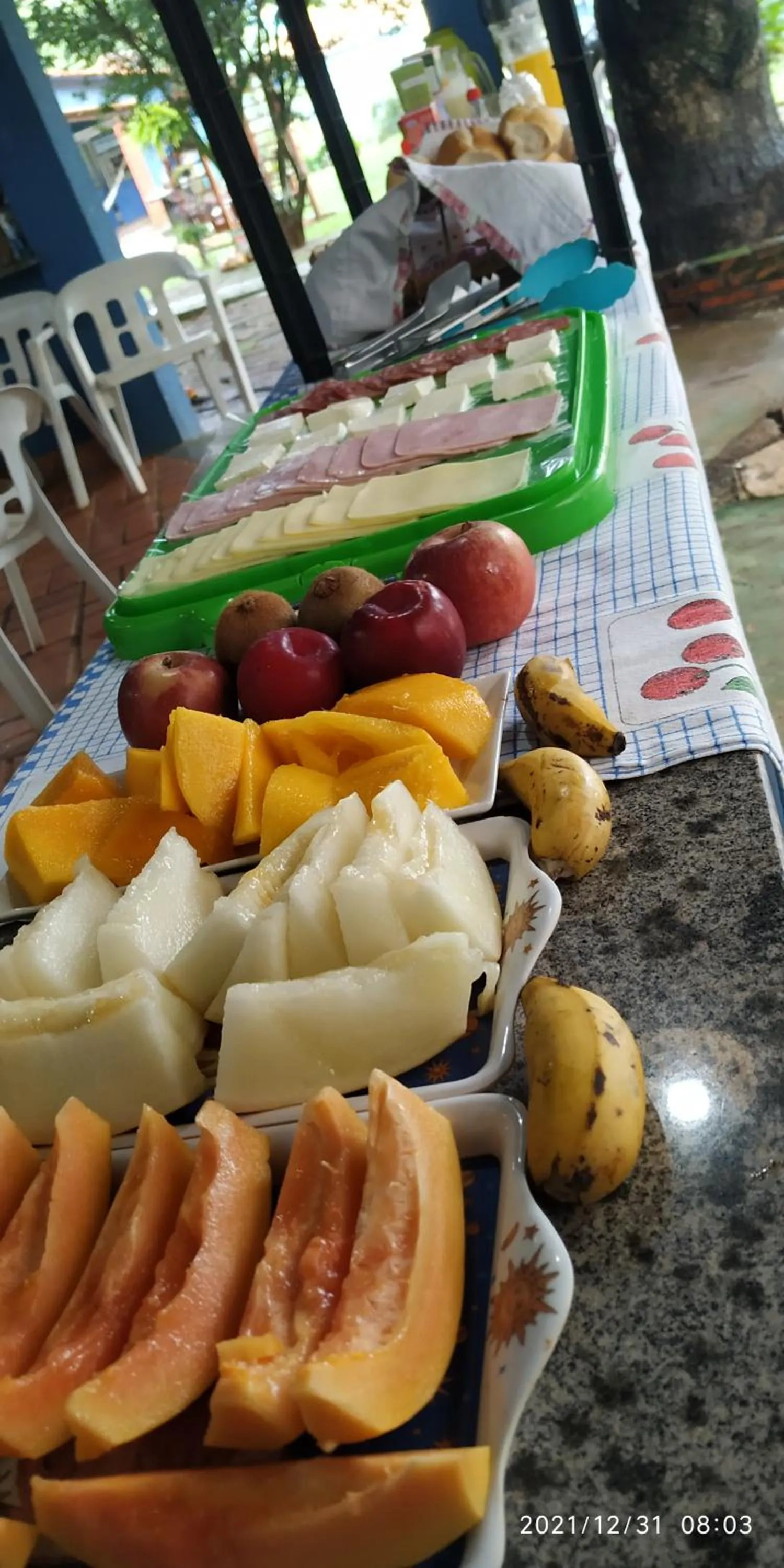 Breakfast in Pousada Canto dos Passaros