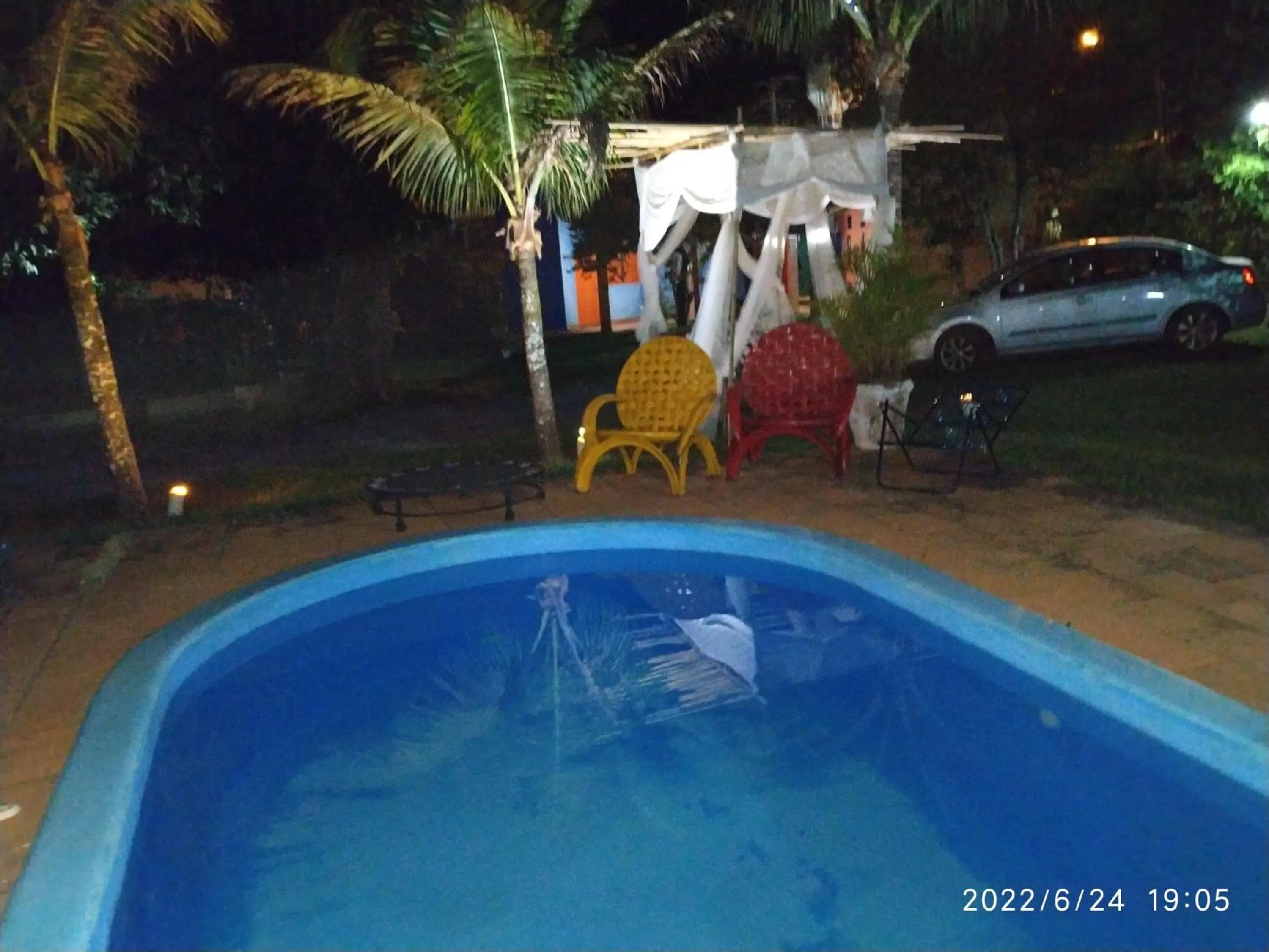 Pool view in Pousada Canto dos Passaros