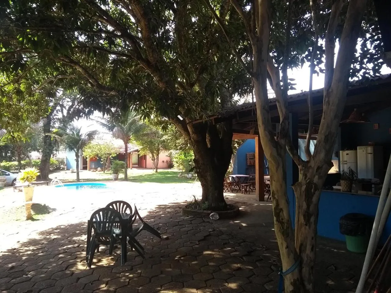 Swimming pool in Pousada Canto dos Passaros