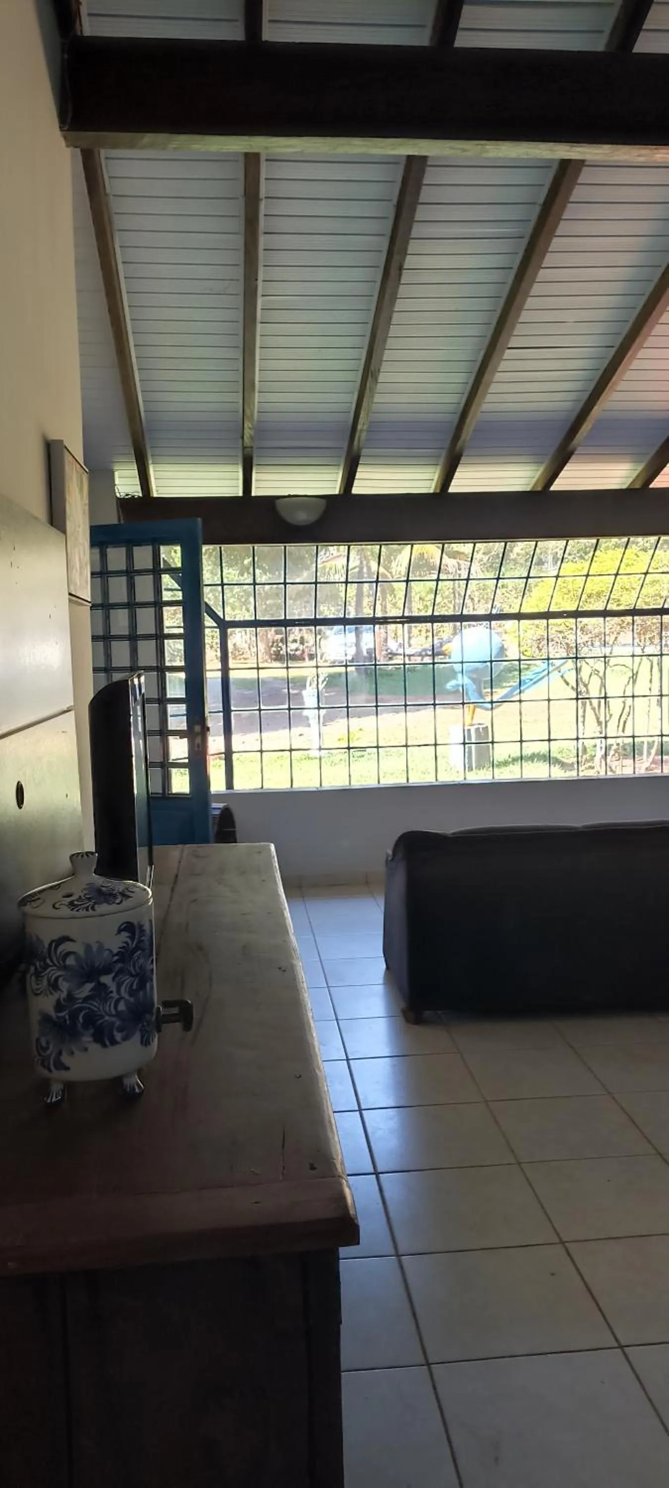 Communal lounge/ TV room in Pousada Canto dos Passaros