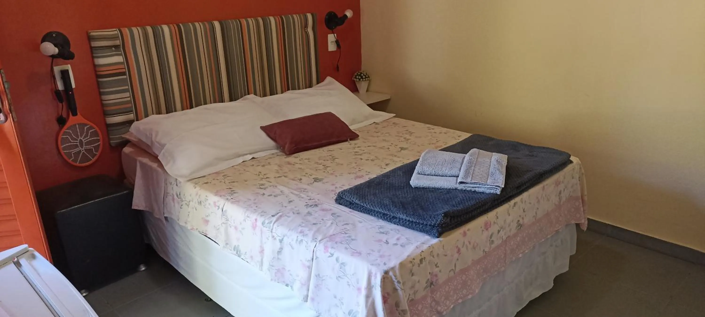 Bed in Pousada Canto dos Passaros