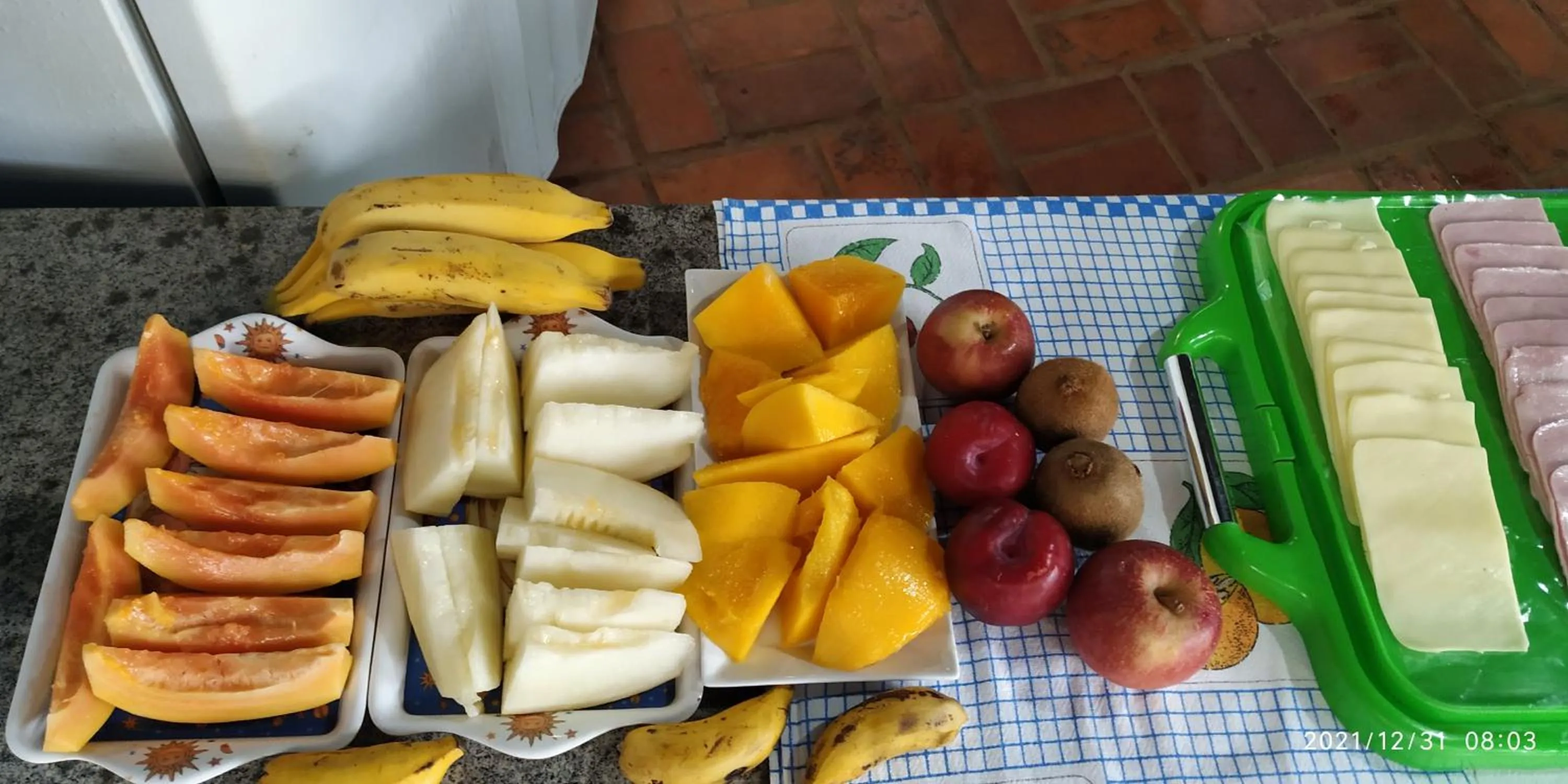 Breakfast in Pousada Canto dos Passaros
