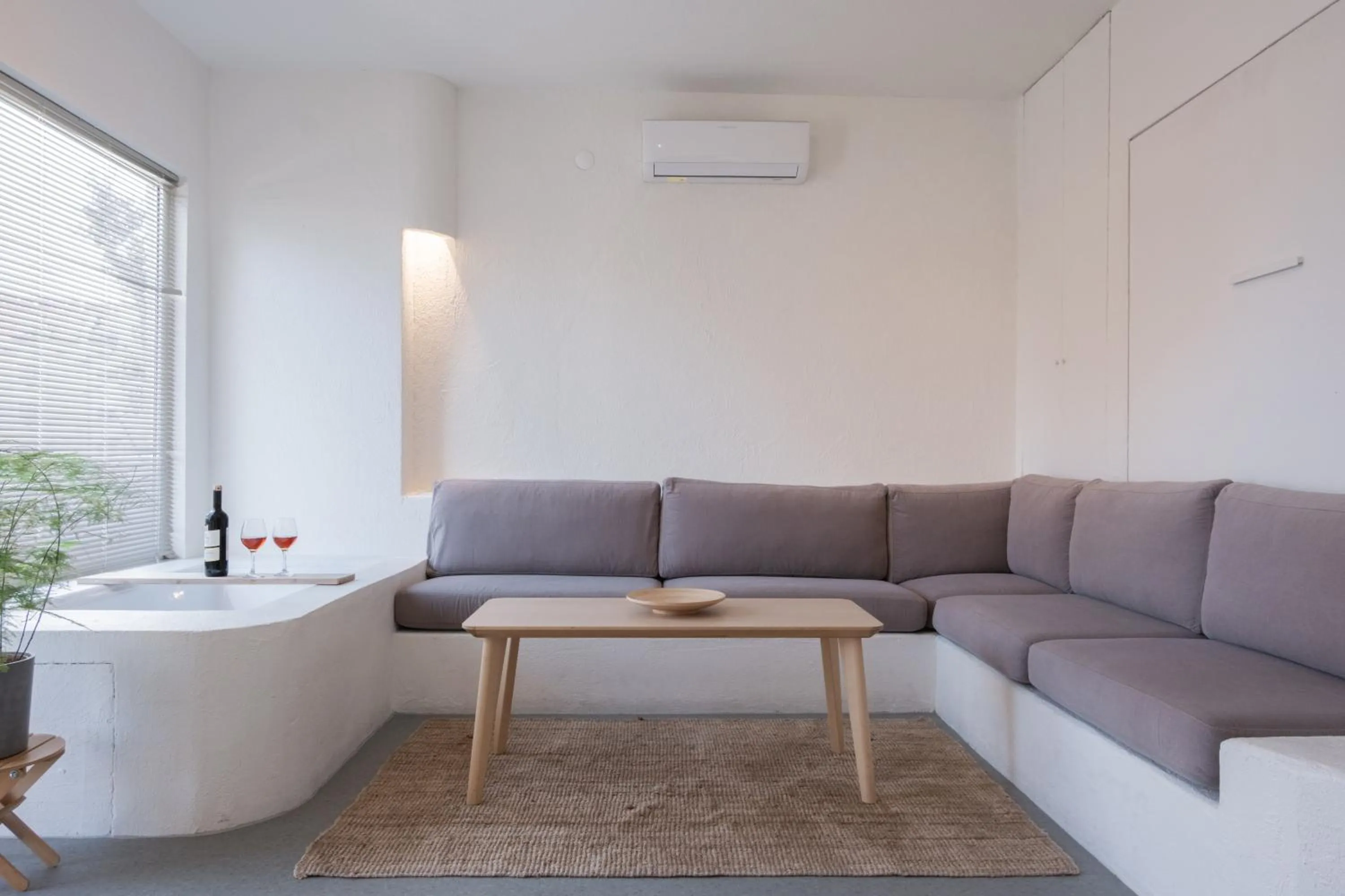 Living room in L'olive homes