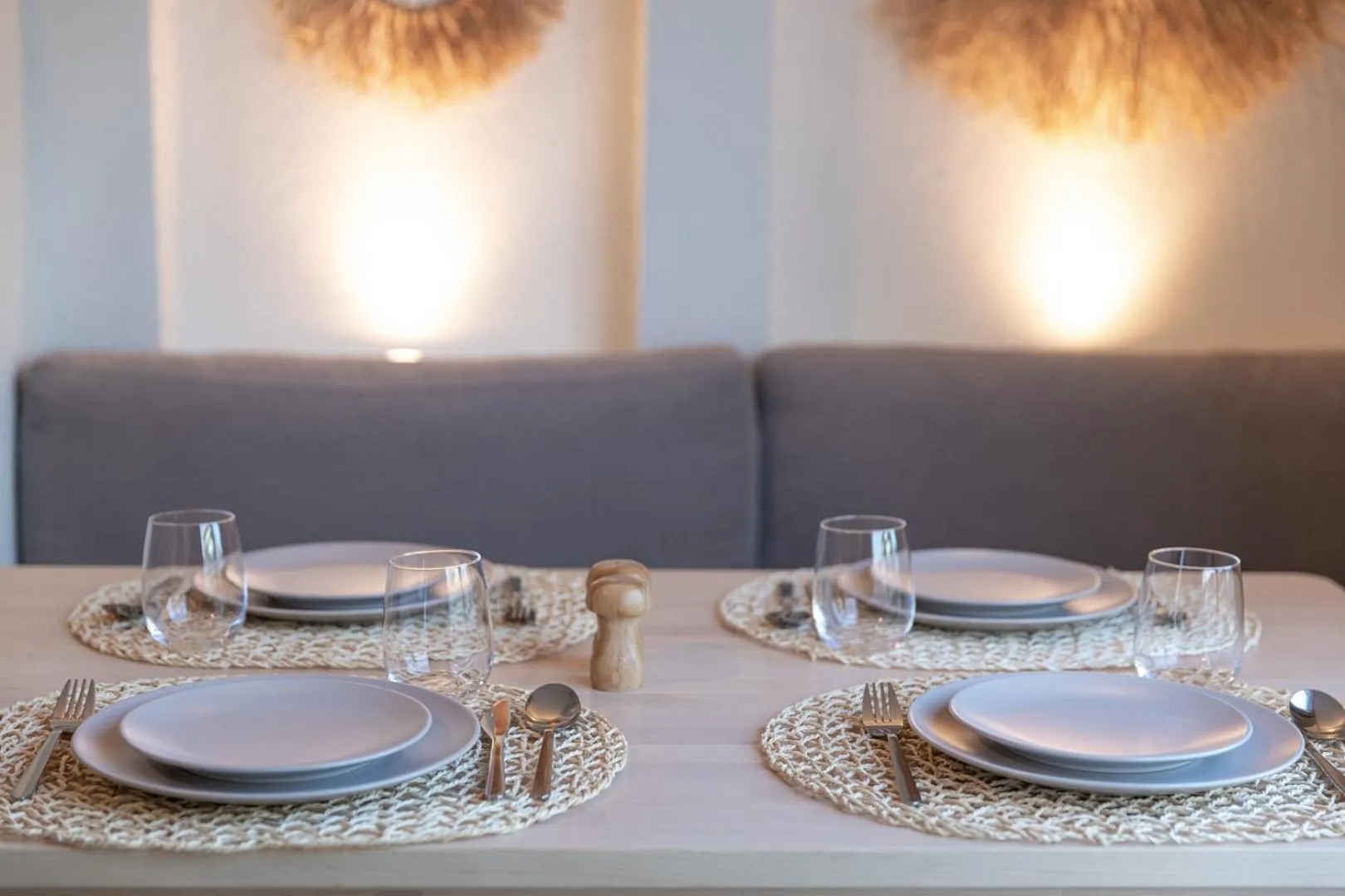Dining area in L'olive homes
