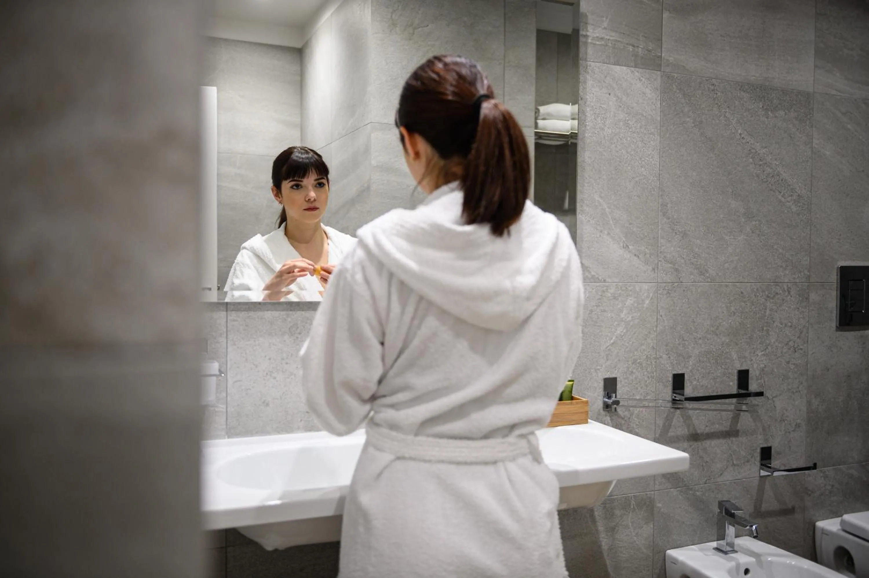 Toilet in Alma Suites