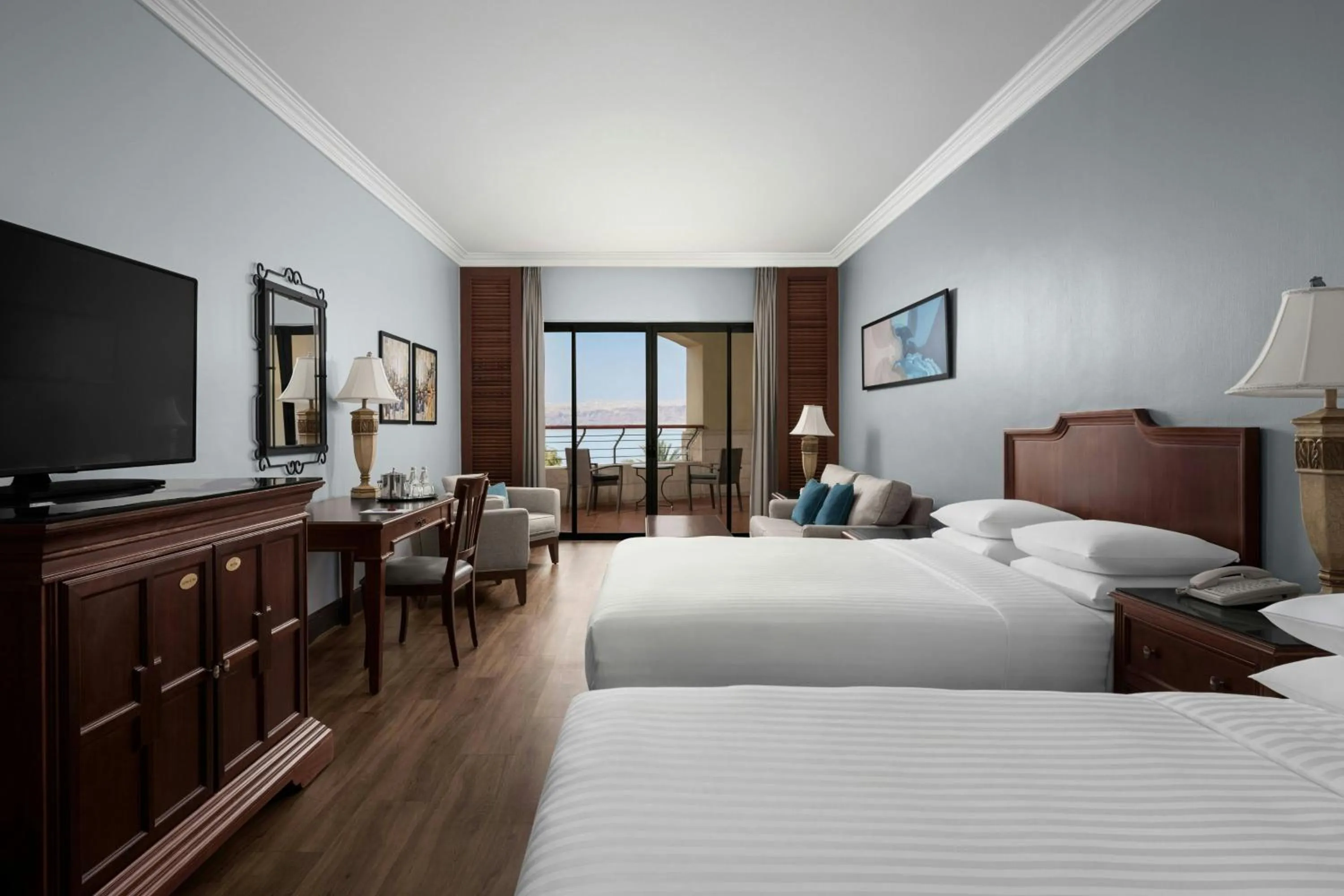 Photo of the whole room, Bed in Dead Sea Marriott Resort & Spa