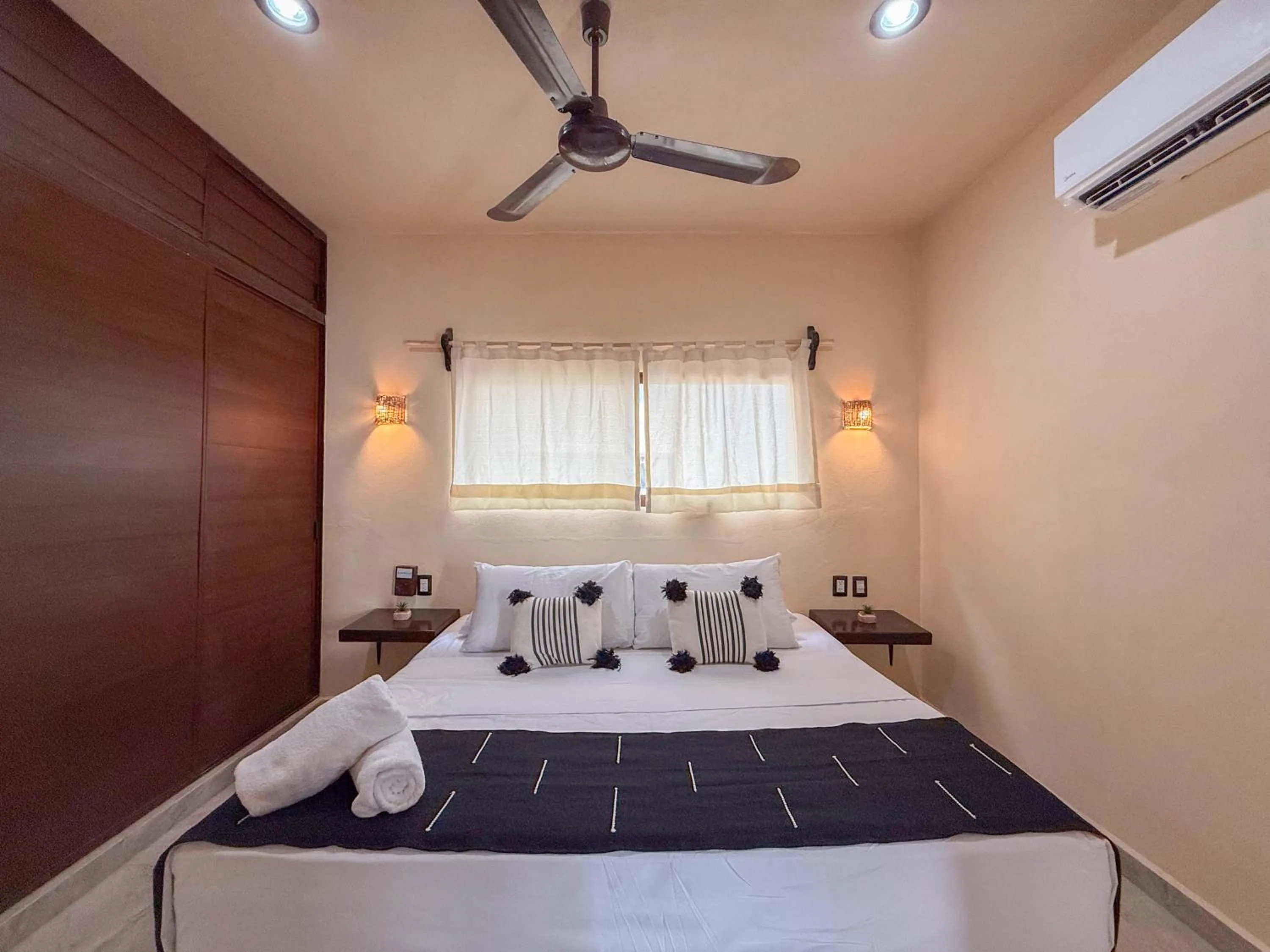 Bed in Hotel Macondo Holbox